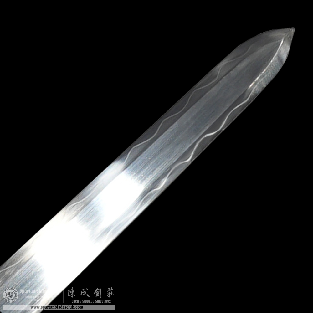 HY109 | Daywalker | Blade | Sword | T10 Steel | Clay-tempered | Real Hamon | Black | Battle-Ready ｜Full-tang ｜Spartan Blades Club | CHEN'S SWORDS 1892 - Spartan Blades Club - 陳氏劍莊1892