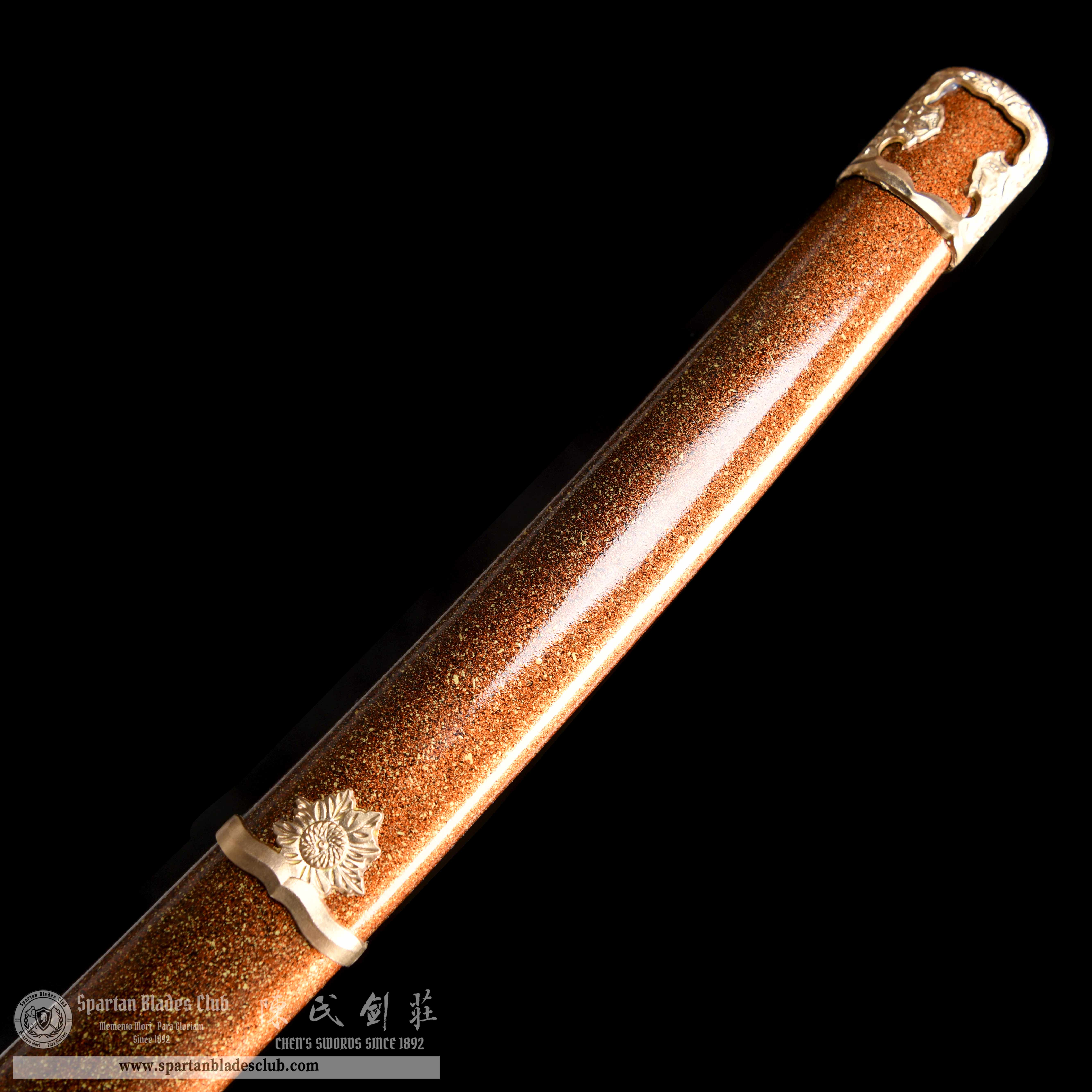 HY114 | Hanabana Tachi | T10 Steel-wrapped Damascus Steel | Honsanmai-structured Blade | Real Hamon | Hadori Polishing | Red | Battle-Ready | Full-tang | Spartan Blades Club | CHEN'S SWORDS 1892 - Spartan Blades Club - 陳氏劍莊1892