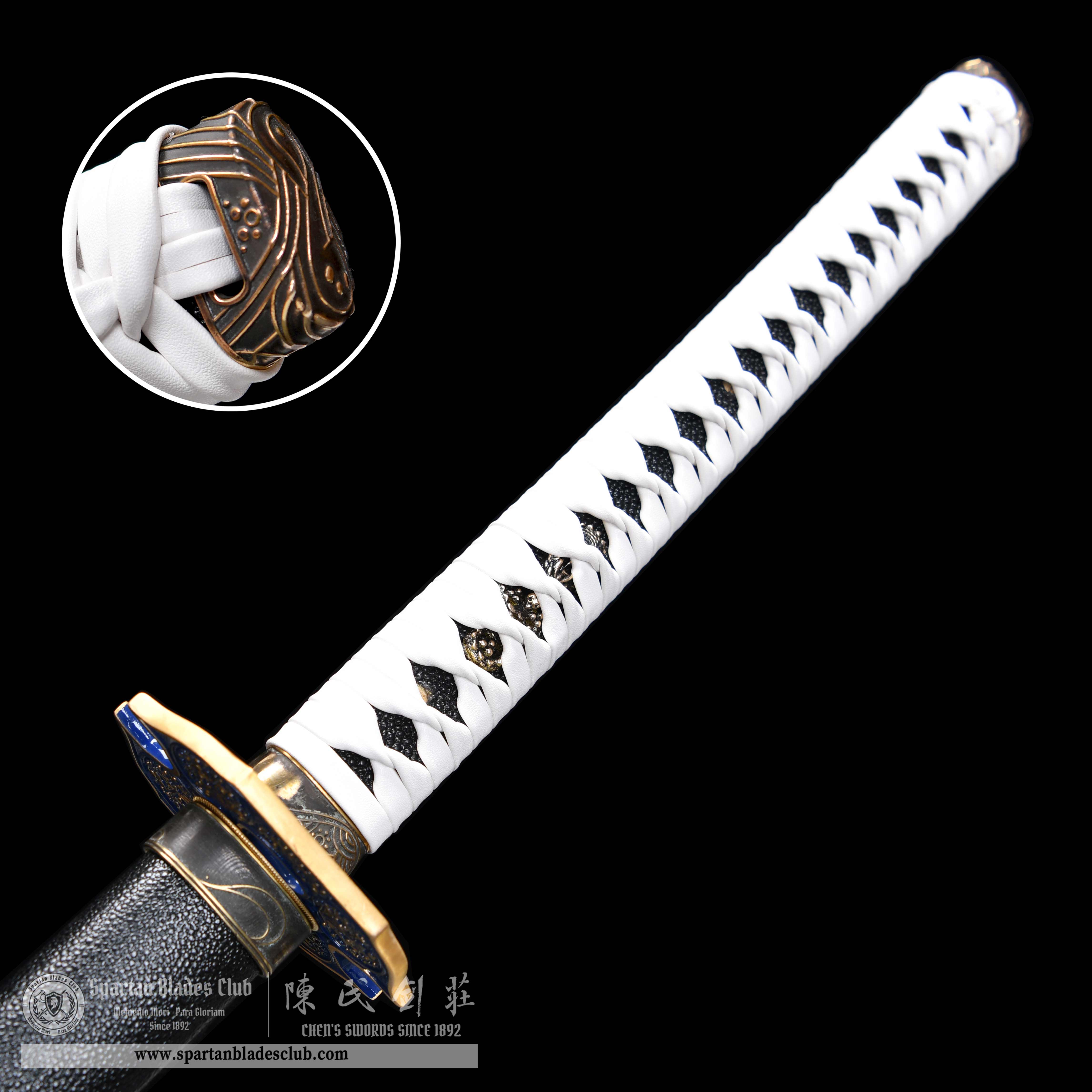 HY113 | Yamato | Devil May Cry,5 | Odachi | Spring steel | Black | Battle-Ready | Full-tang | Spartan Blades Club | CHEN'S SWORDS 1892 - Spartan Blades Club - 陳氏劍莊1892