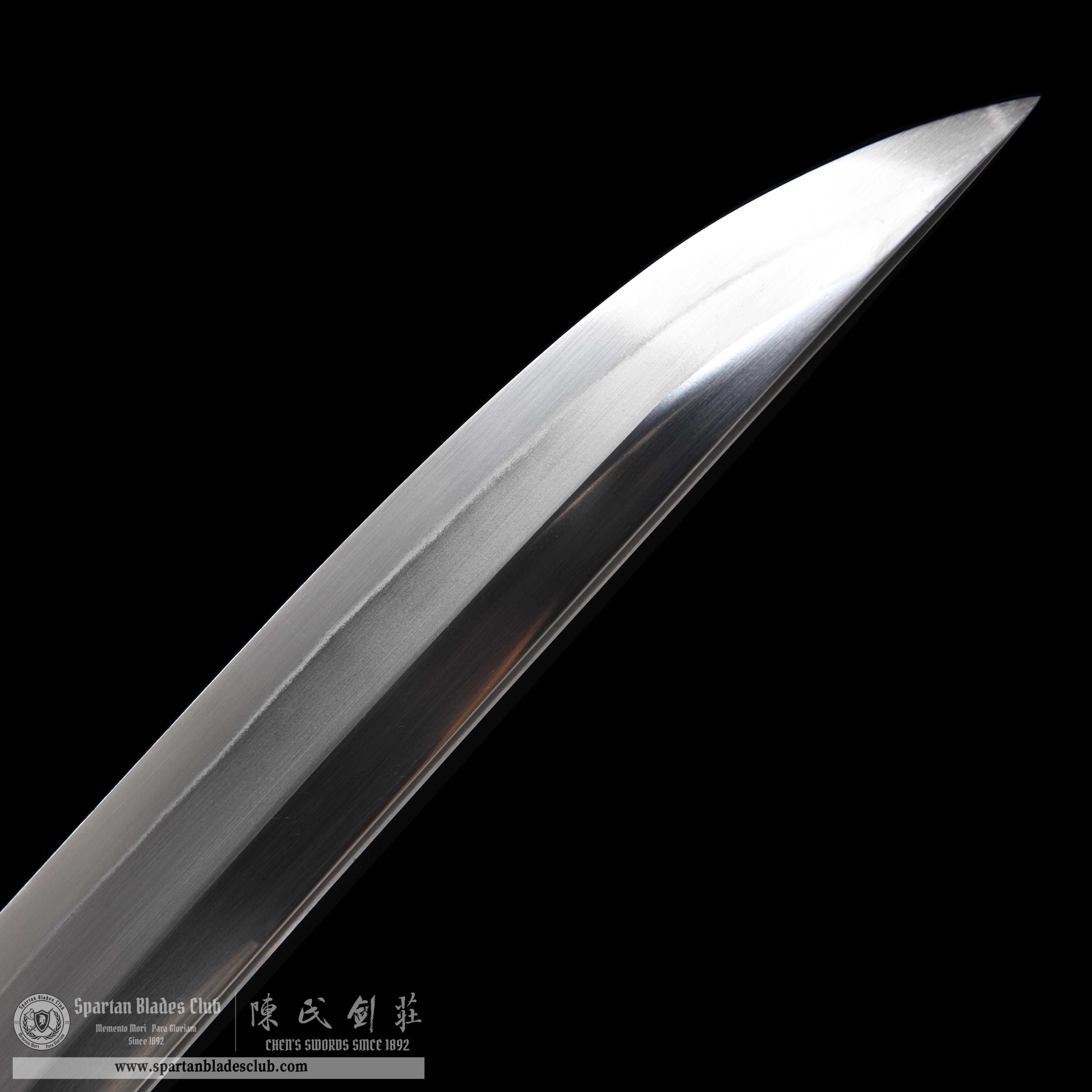 HY110 | Longguiwen Katana | T10 Steel | Clay-tempered | Brown&Natural wood color | Loong(Chinese Dragon) | Battle-Ready | Full-tang | Spartan Blades Club | CHEN'S SWORDS 1892 - Spartan Blades Club - 陳氏劍莊1892