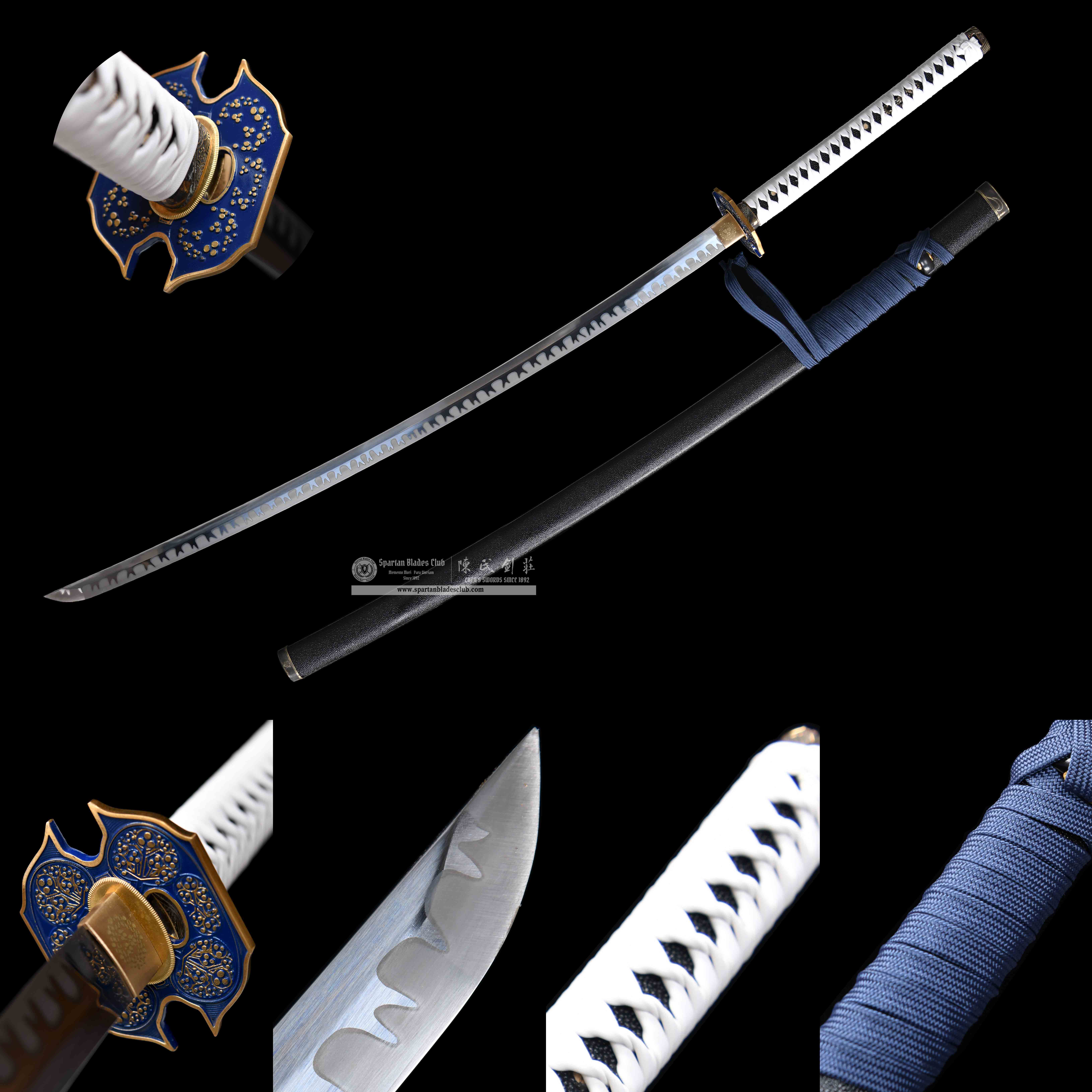 HY113 | Yamato | Devil May Cry,5 | Odachi | Spring steel | Black | Battle-Ready | Full-tang | Spartan Blades Club | CHEN'S SWORDS 1892 - Spartan Blades Club - 陳氏劍莊1892