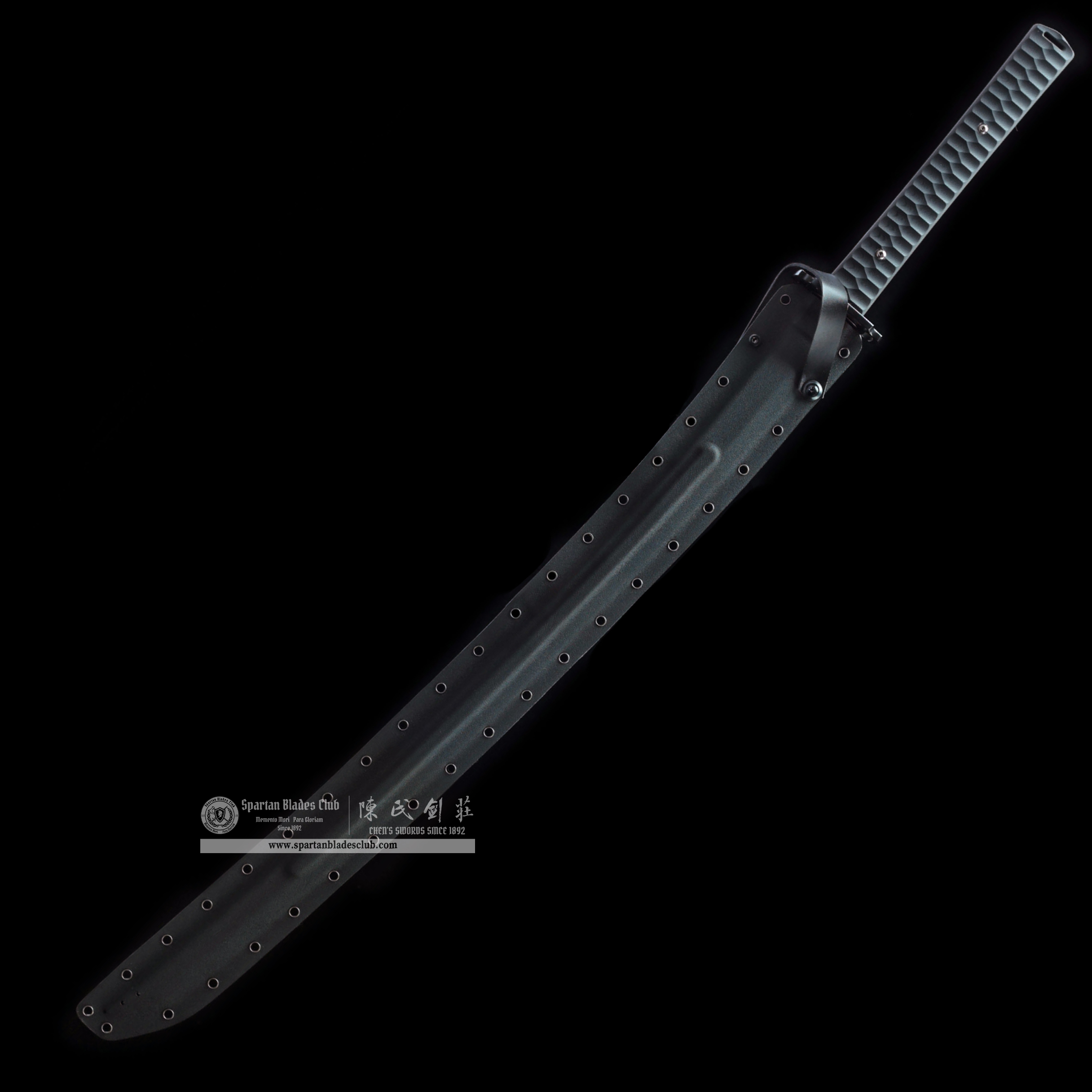LRT11 | Dutai Katana | Katana | Carbon Steel | Titanium-coated | Never rust | Black | Battle-Ready | Full-tang | Spartan Blades Club | CHEN'S SWORDS 1892 - Spartan Blades Club - 陳氏劍莊1892