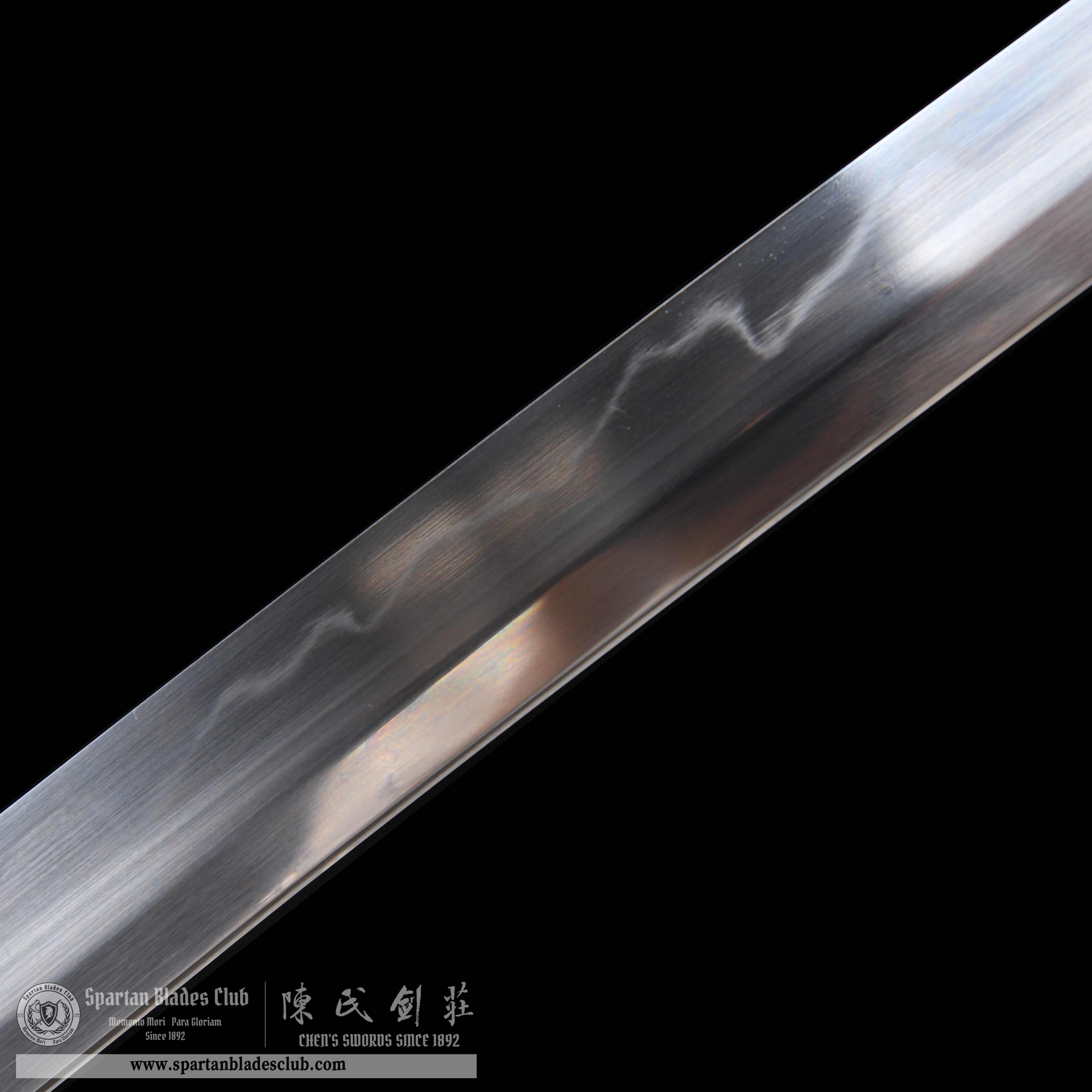 HY117 | Gengoku Katana | Katana | T10 Steel | Clay-tempered | Real Hamon | Black&Red | Battle-Ready | Full-tang | Spartan Blades Club | CHEN'S SWORDS 1892 - Spartan Blades Club - 陳氏劍莊1892