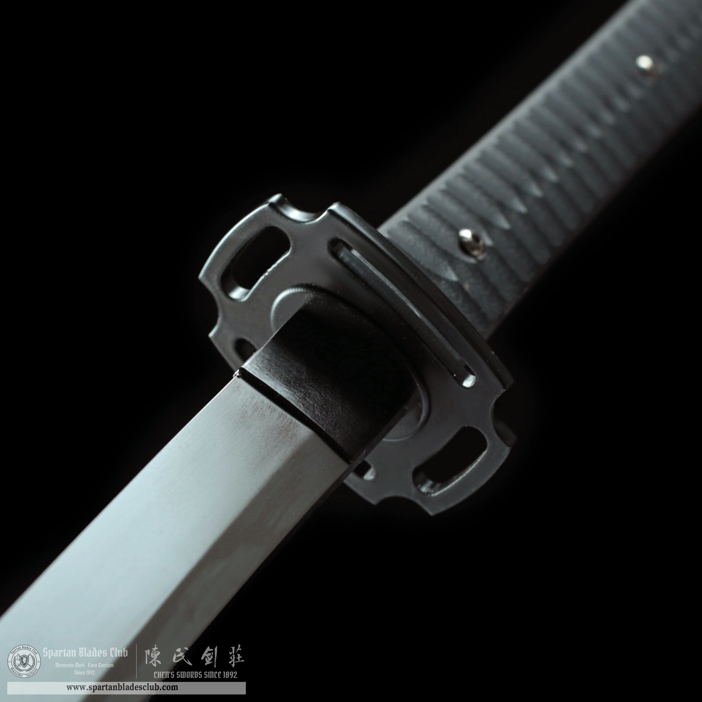 LRT11 | Dutai Katana | Katana | Carbon Steel | Titanium-coated | Never rust | Black | Battle-Ready | Full-tang | Spartan Blades Club | CHEN'S SWORDS 1892 - Spartan Blades Club - 陳氏劍莊1892