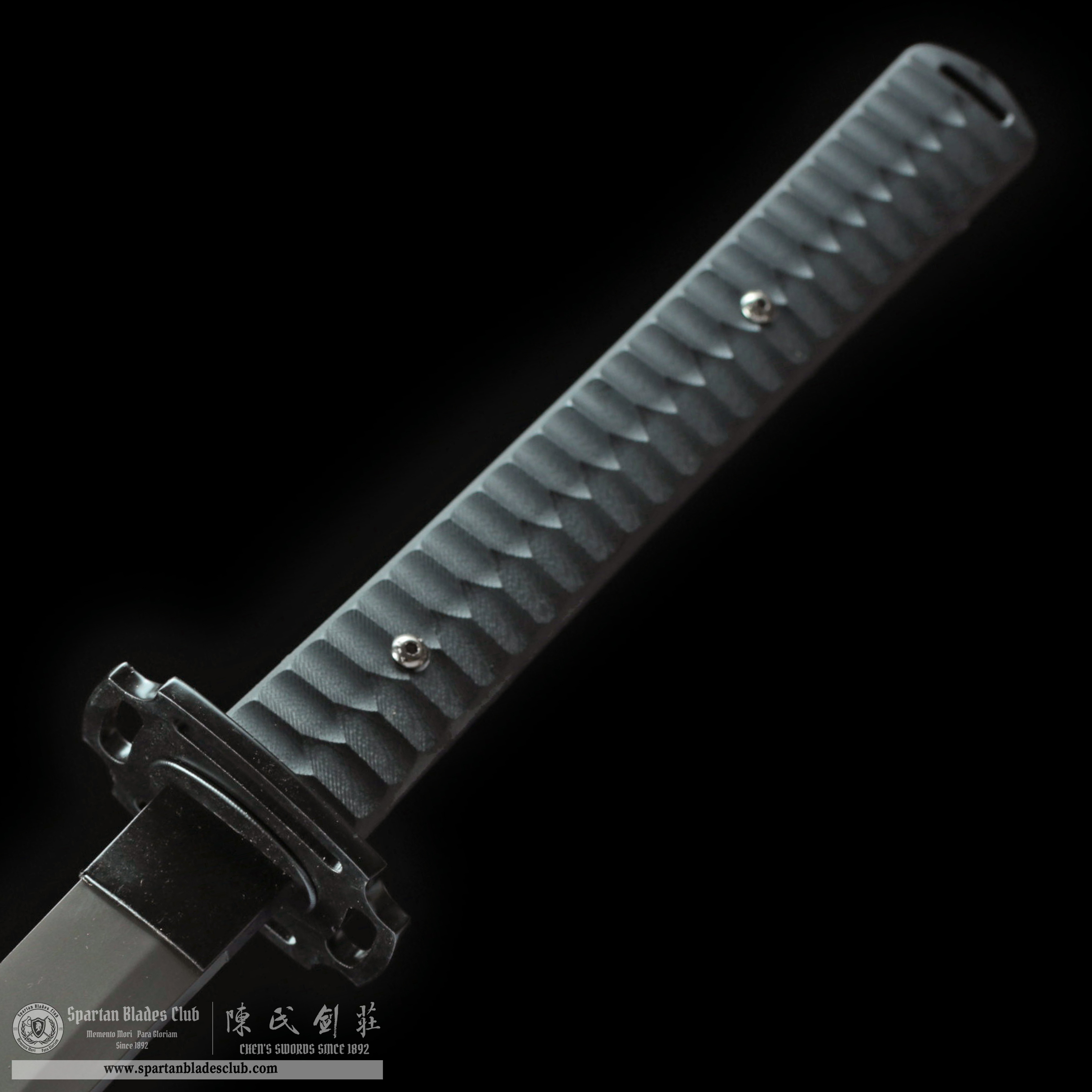 LRT11 | Dutai Katana | Katana | Carbon Steel | Titanium-coated | Never rust | Black | Battle-Ready | Full-tang | Spartan Blades Club | CHEN'S SWORDS 1892 - Spartan Blades Club - 陳氏劍莊1892