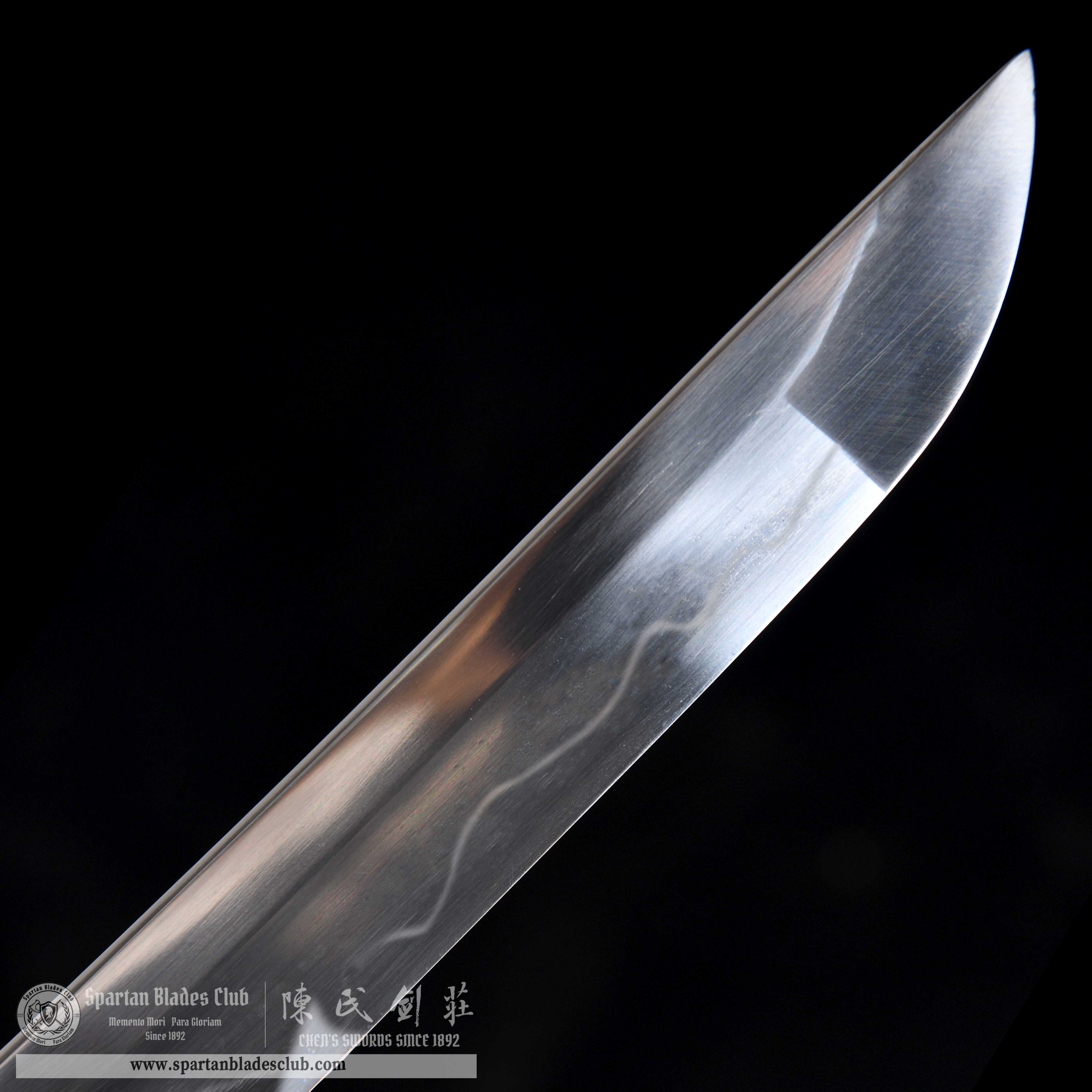 HY117 | Gengoku Katana | Katana | T10 Steel | Clay-tempered | Real Hamon | Black&Red | Battle-Ready | Full-tang | Spartan Blades Club | CHEN'S SWORDS 1892 - Spartan Blades Club - 陳氏劍莊1892