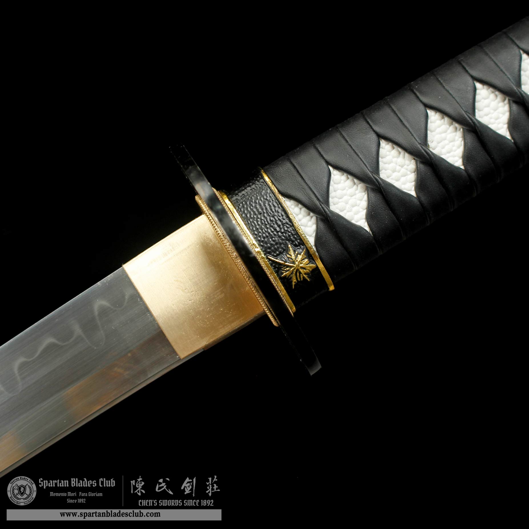 HY116 | Hattori Hanzo's Sword of Justice | KILL BILL | Katana | T10 Steel | Clay-tempered | Real Hamon | Black | Battle-Ready | Full-tang | Spartan Blades Club | CHEN'S SWORDS 1892 - Spartan Blades Club - 陳氏劍莊1892