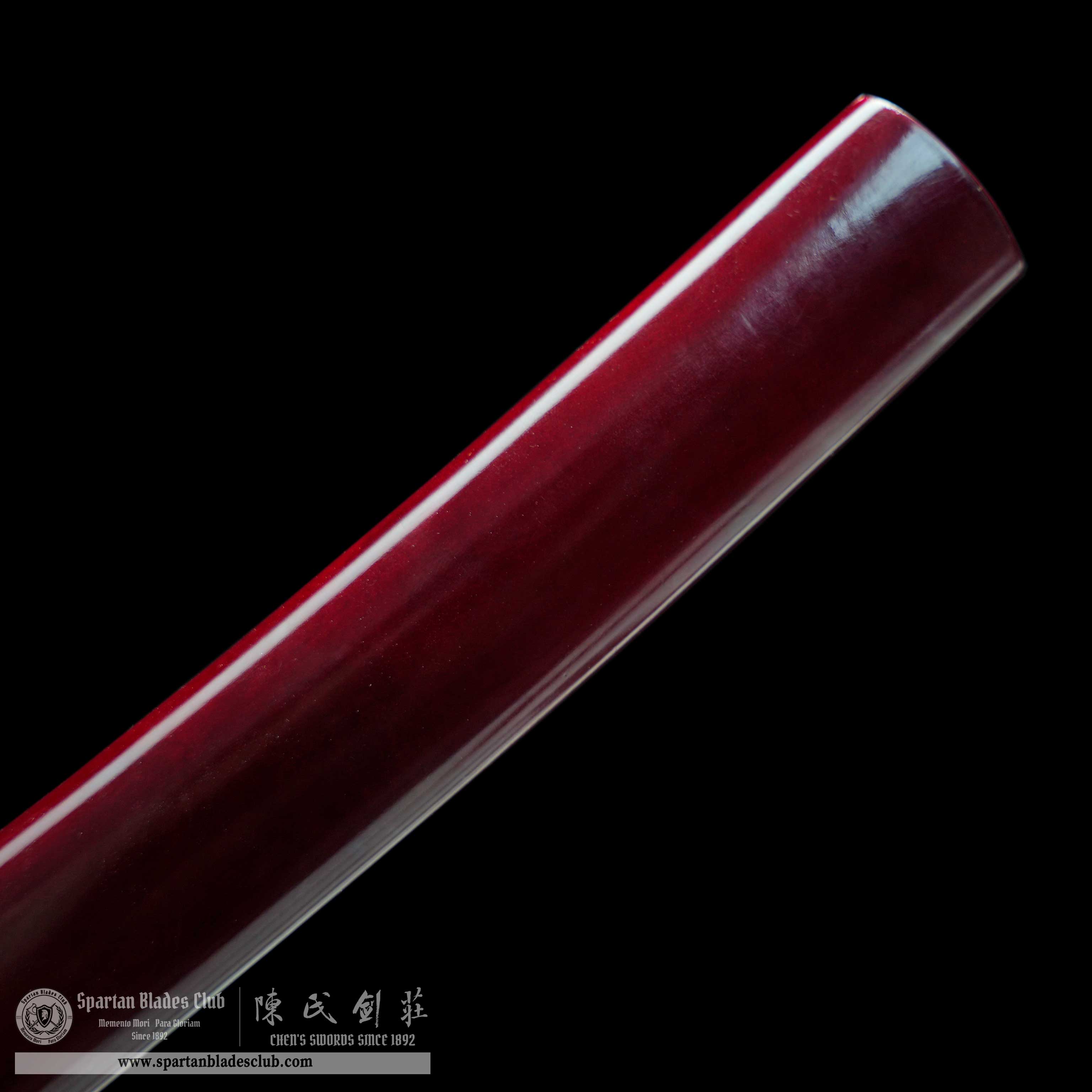 HY118 | Gogo's Tanto | KILL BILL | Tanto | T10 Steel | Clay-tempered | Real Hamon | Red | Battle-Ready | Full-tang | Spartan Blades Club | CHEN'S SWORDS 1892 - Spartan Blades Club - 陳氏劍莊1892