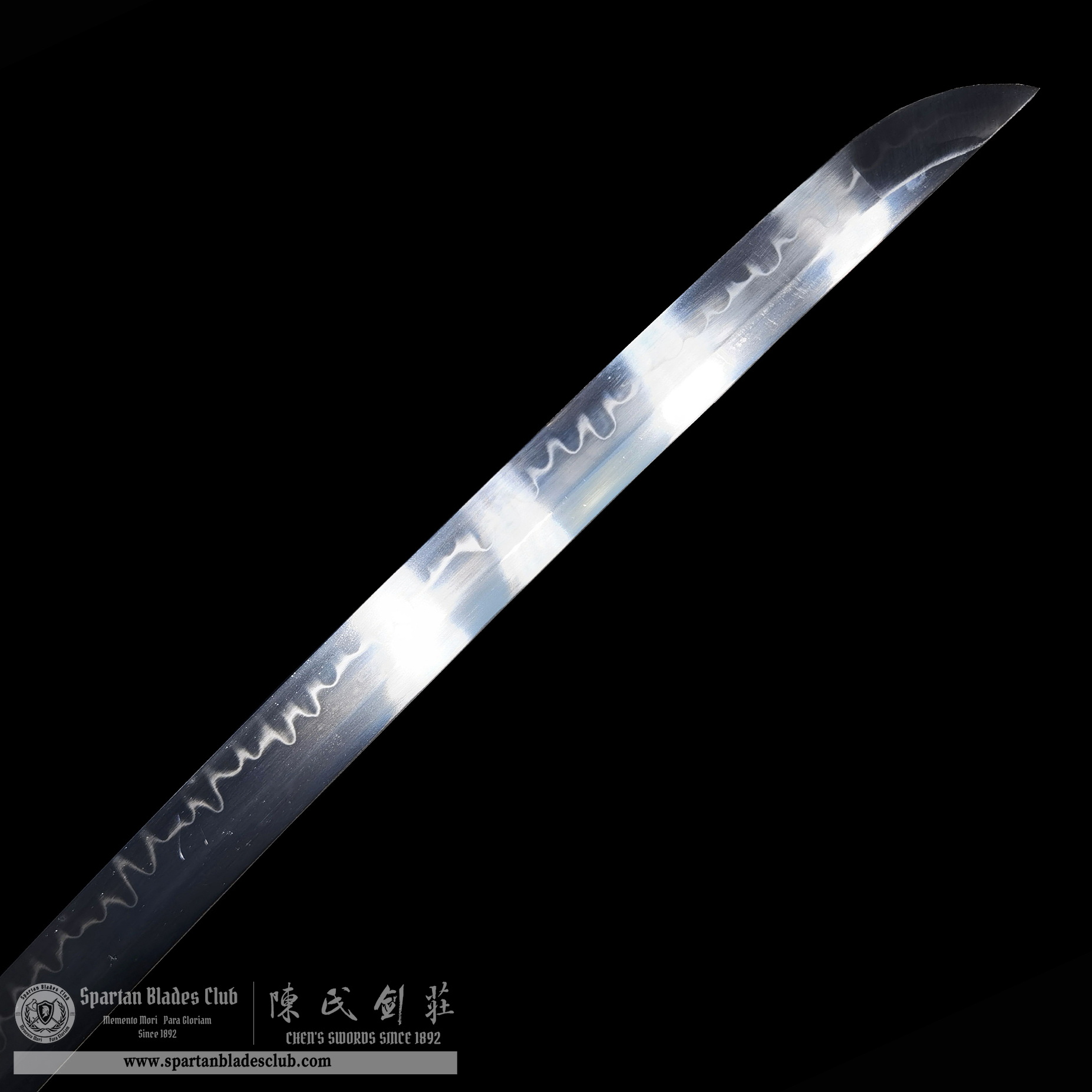 HY116 | Hattori Hanzo's Sword of Justice | KILL BILL | Katana | T10 Steel | Clay-tempered | Real Hamon | Black | Battle-Ready | Full-tang | Spartan Blades Club | CHEN'S SWORDS 1892 - Spartan Blades Club - 陳氏劍莊1892