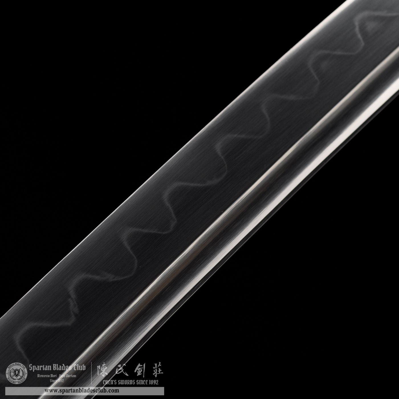 HW10 | Yin Loong Blade | Wakizashi | Chinese Loong | T10 Steel | Clay-tempered | Real Hamon | Silvery | Battle-Ready | Full-tang | Spartan Blades Club | CHEN'S SWORDS 1892 - Spartan Blades Club - 陳氏劍莊1892