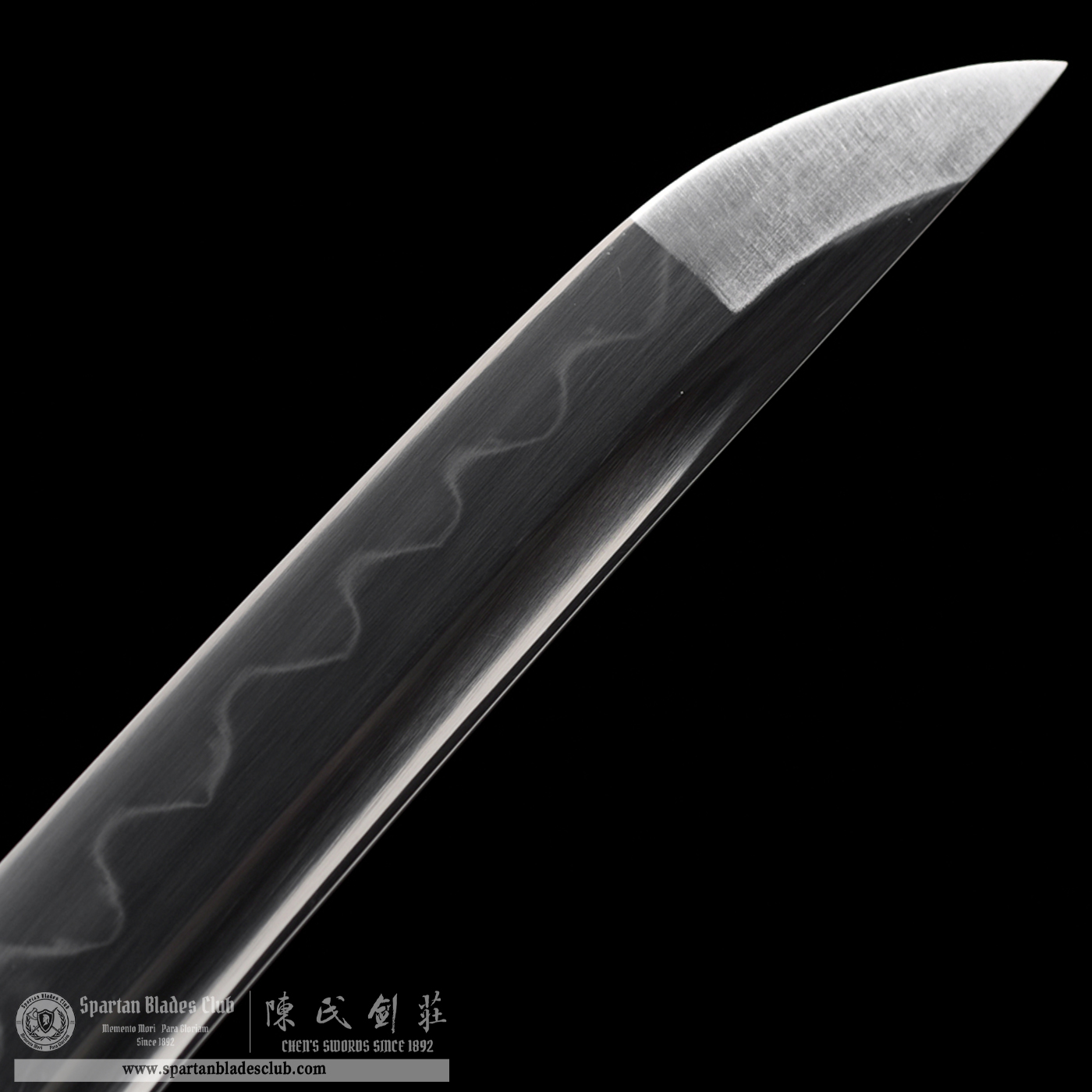 HW10 | Yin Loong Blade | Wakizashi | Chinese Loong | T10 Steel | Clay-tempered | Real Hamon | Silvery | Battle-Ready | Full-tang | Spartan Blades Club | CHEN'S SWORDS 1892 - Spartan Blades Club - 陳氏劍莊1892