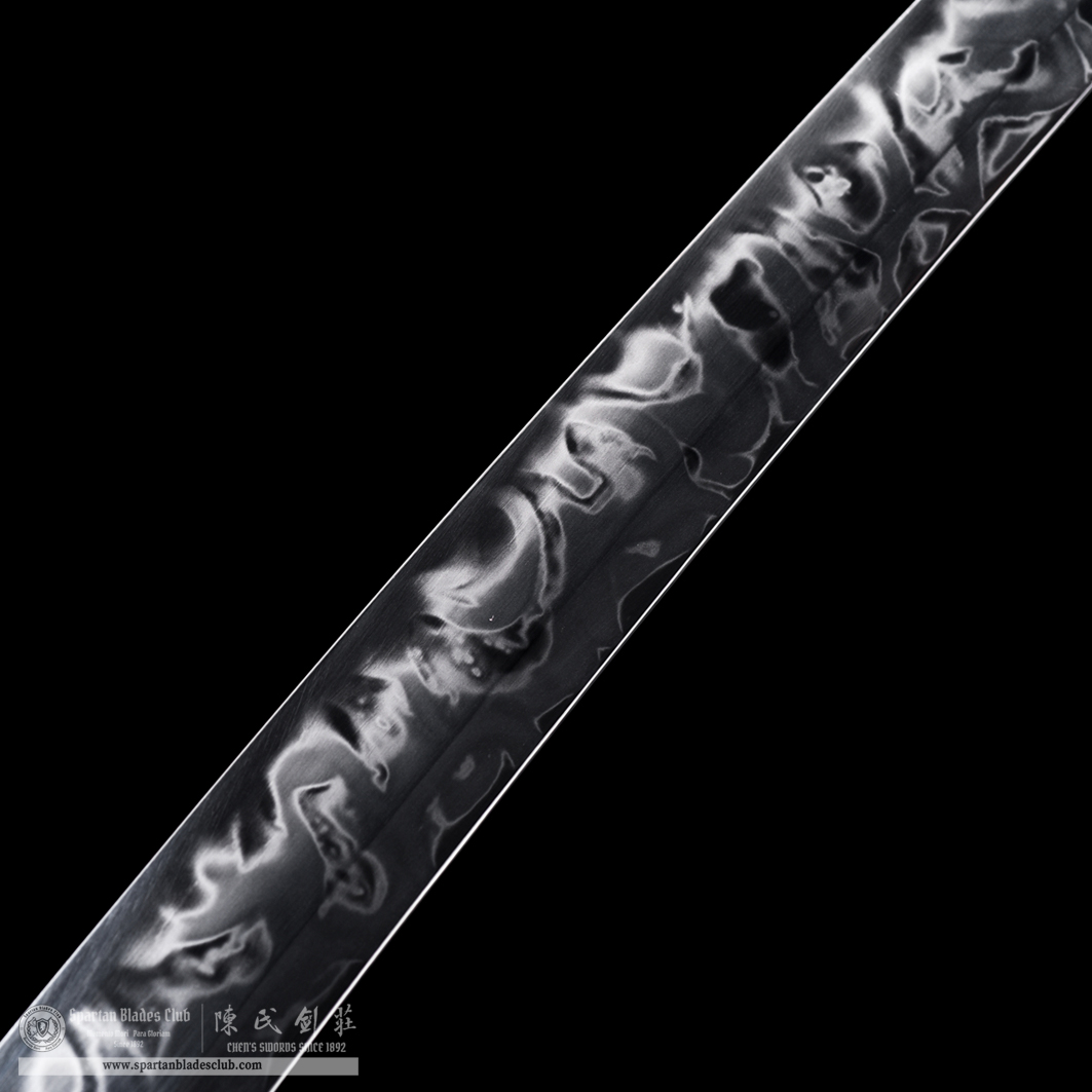 HW12 | Heijin Bushi Blade | Wakizashi | T10 steel | Clay-tempered | Hitatsura Hamon | Black&Golden | Battle-Ready | Full-tang | Spartan Blades Club | CHEN'S SWORDS 1892 - Spartan Blades Club - 陳氏劍莊1892