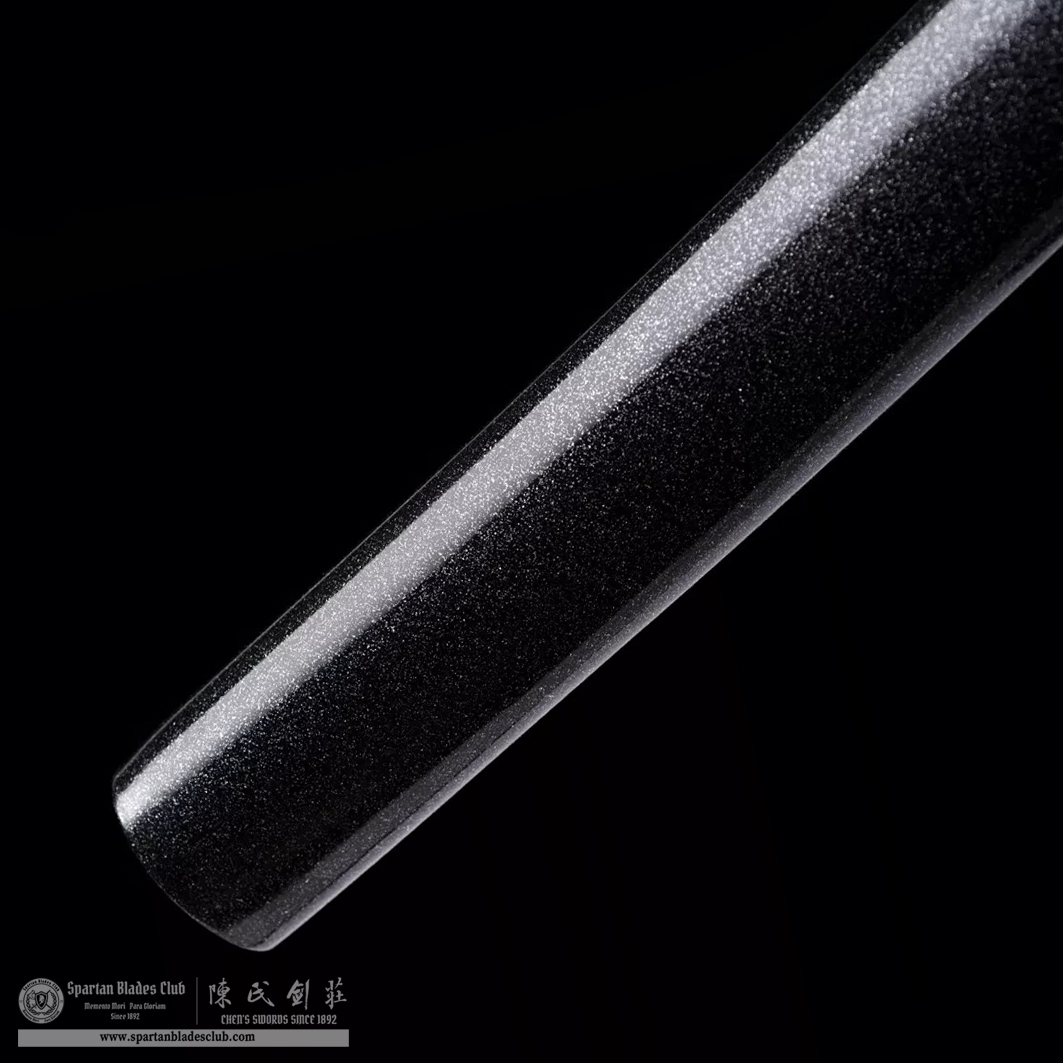 HW12 | Heijin Bushi Blade | Wakizashi | T10 steel | Clay-tempered | Hitatsura Hamon | Black&Golden | Battle-Ready | Full-tang | Spartan Blades Club | CHEN'S SWORDS 1892 - Spartan Blades Club - 陳氏劍莊1892