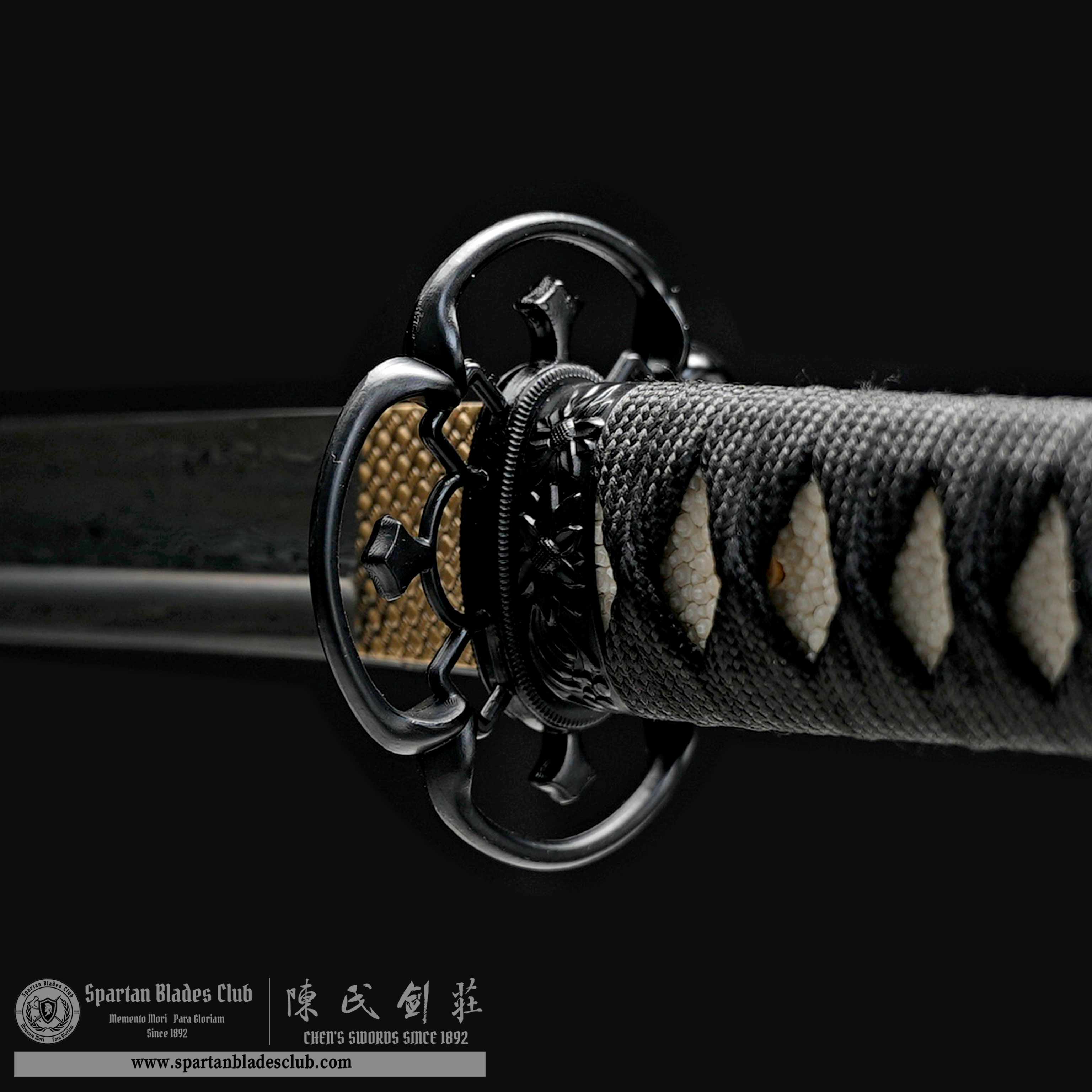 HY126 | Hōhōmaru samurai | Wakizashi |  Damascus steel | Black | paddy | Battle-Ready | Full-tang | Spartan Blades Club | CHEN'S SWORDS 1892 - Spartan Blades Club - 陳氏劍莊1892