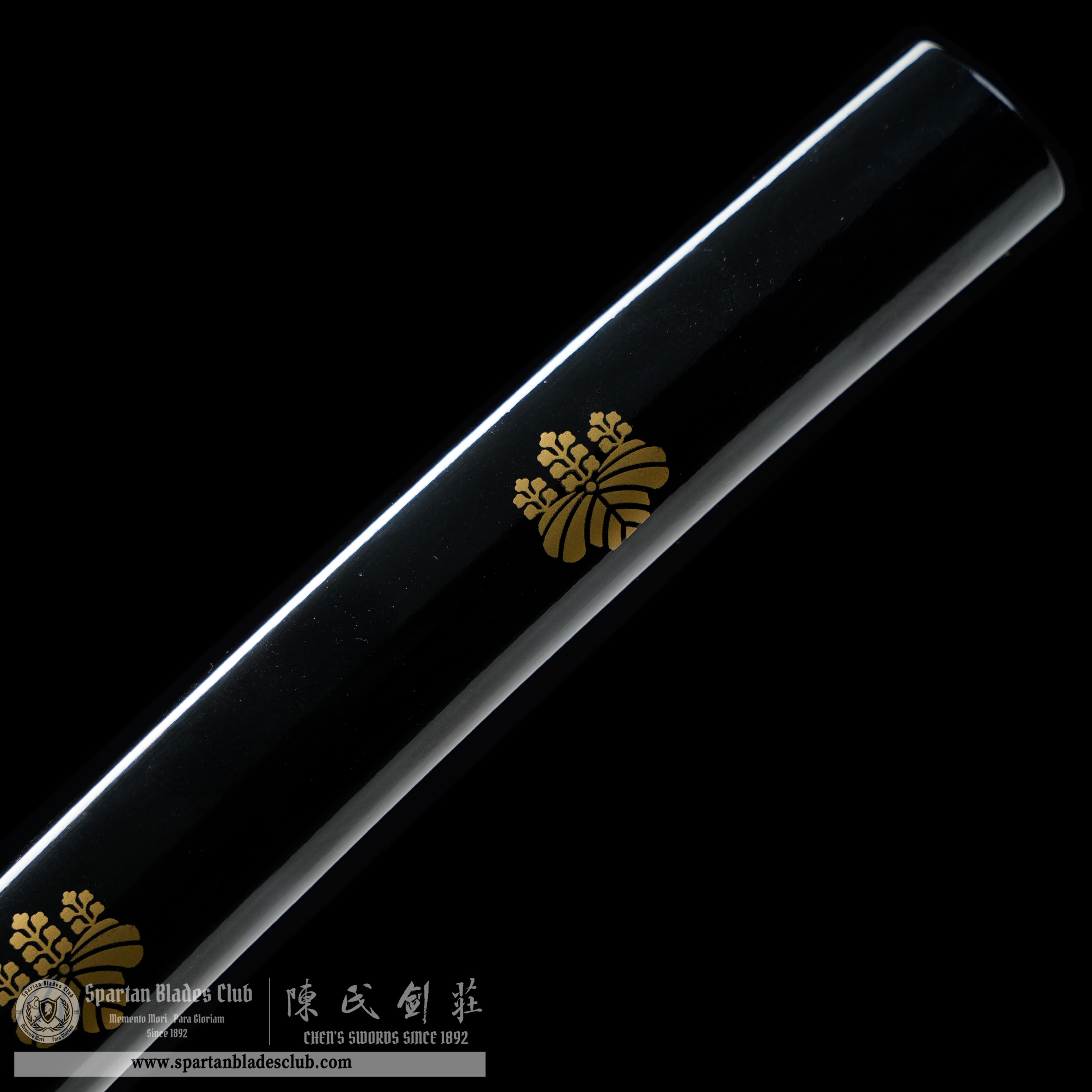 HY126 | Hōhōmaru samurai | Wakizashi |  Damascus steel | Black | paddy | Battle-Ready | Full-tang | Spartan Blades Club | CHEN'S SWORDS 1892 - Spartan Blades Club - 陳氏劍莊1892