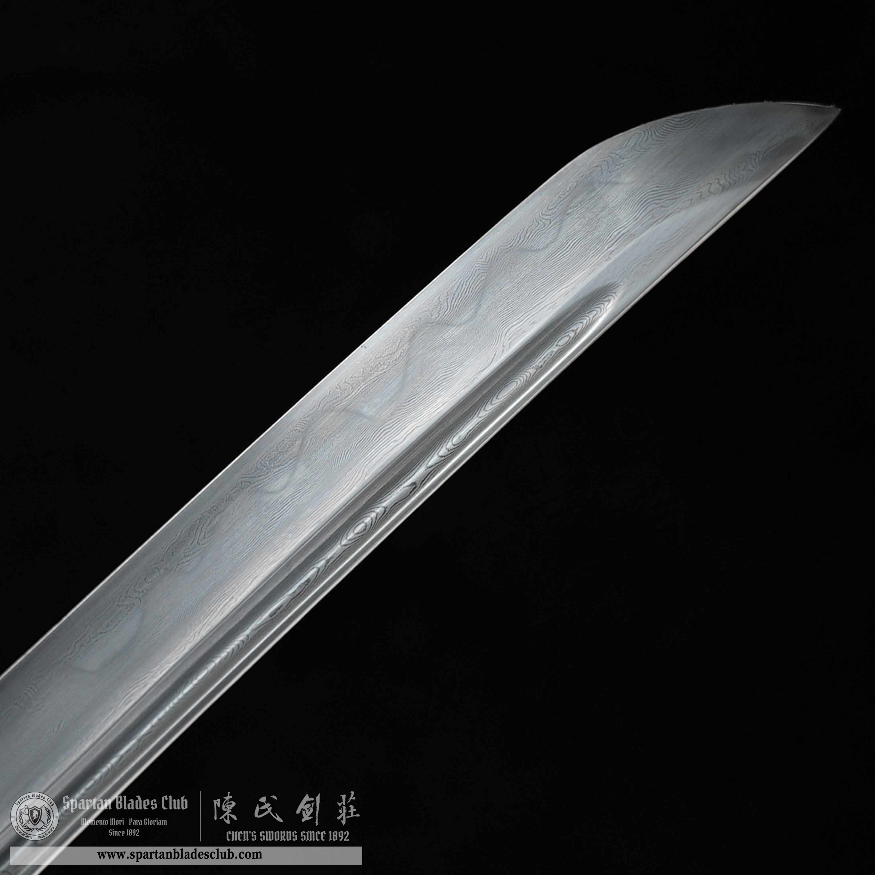 Atsu's Wolf Blade - Ghost of Yotei | Damascus Steel Clay-tempered | Real Hamon | Battle Ready | Full Tang | Spartan Blades Club CHEN'S SWORDS 1892 - Spartan Blades Club - 陳氏劍莊1892