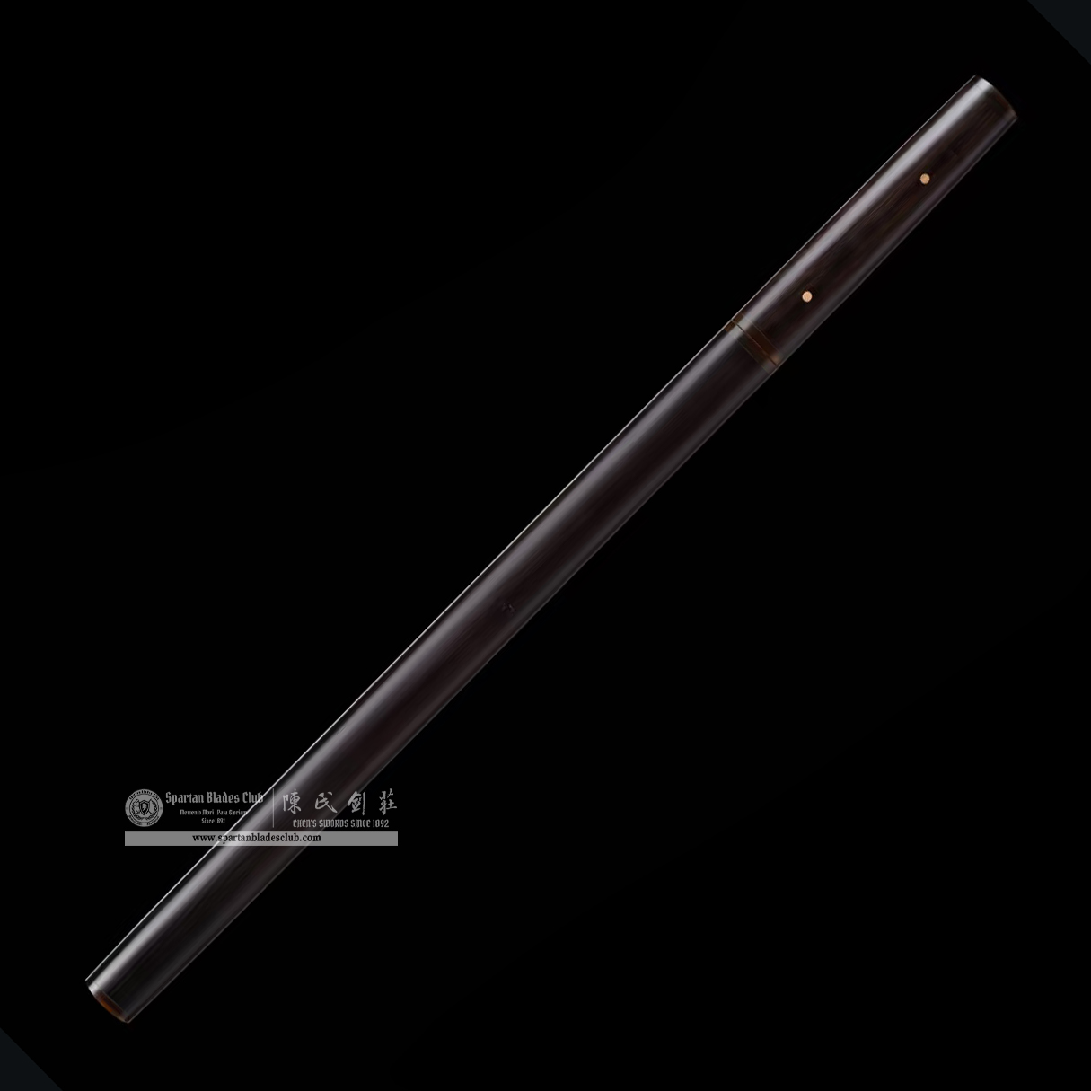 TL27 | HeiWu Blade | Shirasaya | Wootz Steel | Clay-tempered | Real Hamon | Black | Battle-Ready | Full-tang | Spartan Blades Club | CHEN'S SWORDS 1892 - Spartan Blades Club - 陳氏劍莊1892