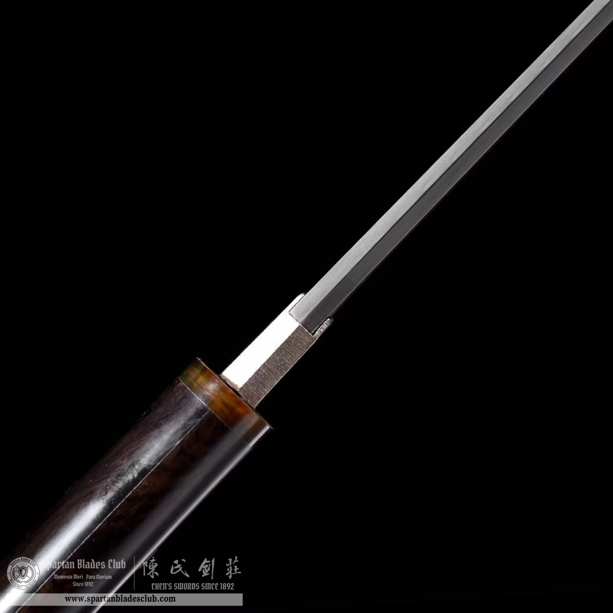 TL27 | HeiWu Blade | Shirasaya | Wootz Steel | Clay-tempered | Real Hamon | Black | Battle-Ready | Full-tang | Spartan Blades Club | CHEN'S SWORDS 1892 - Spartan Blades Club - 陳氏劍莊1892