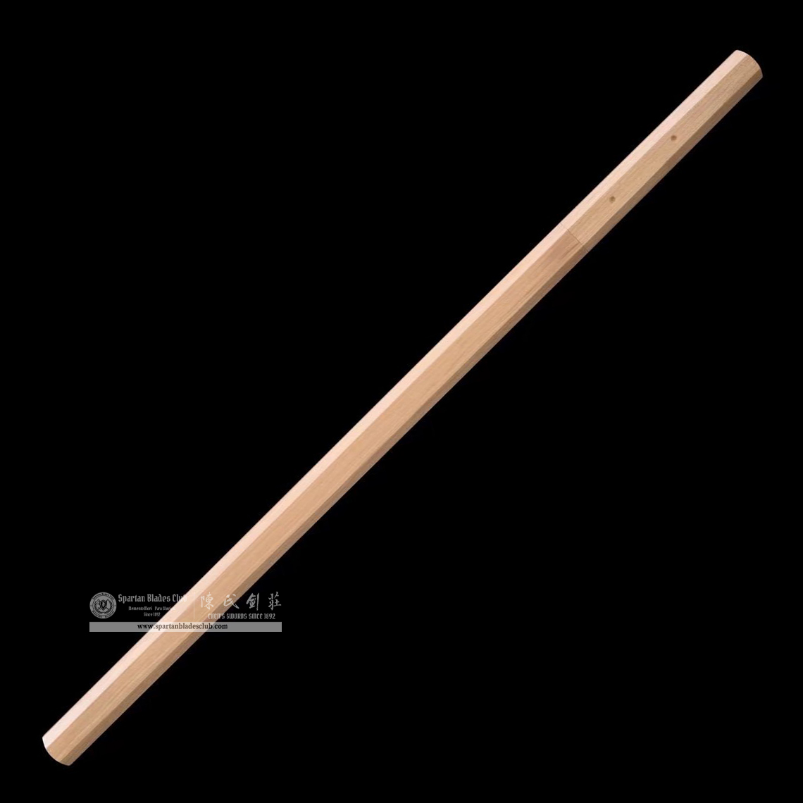 TL25 | BaiMu Blade | Shirasaya | Damascus Steel | White | Natural Wood | Battle-Ready | Full-tang | Spartan Blades Club | CHEN'S SWORDS 1892 - Spartan Blades Club - 陳氏劍莊1892