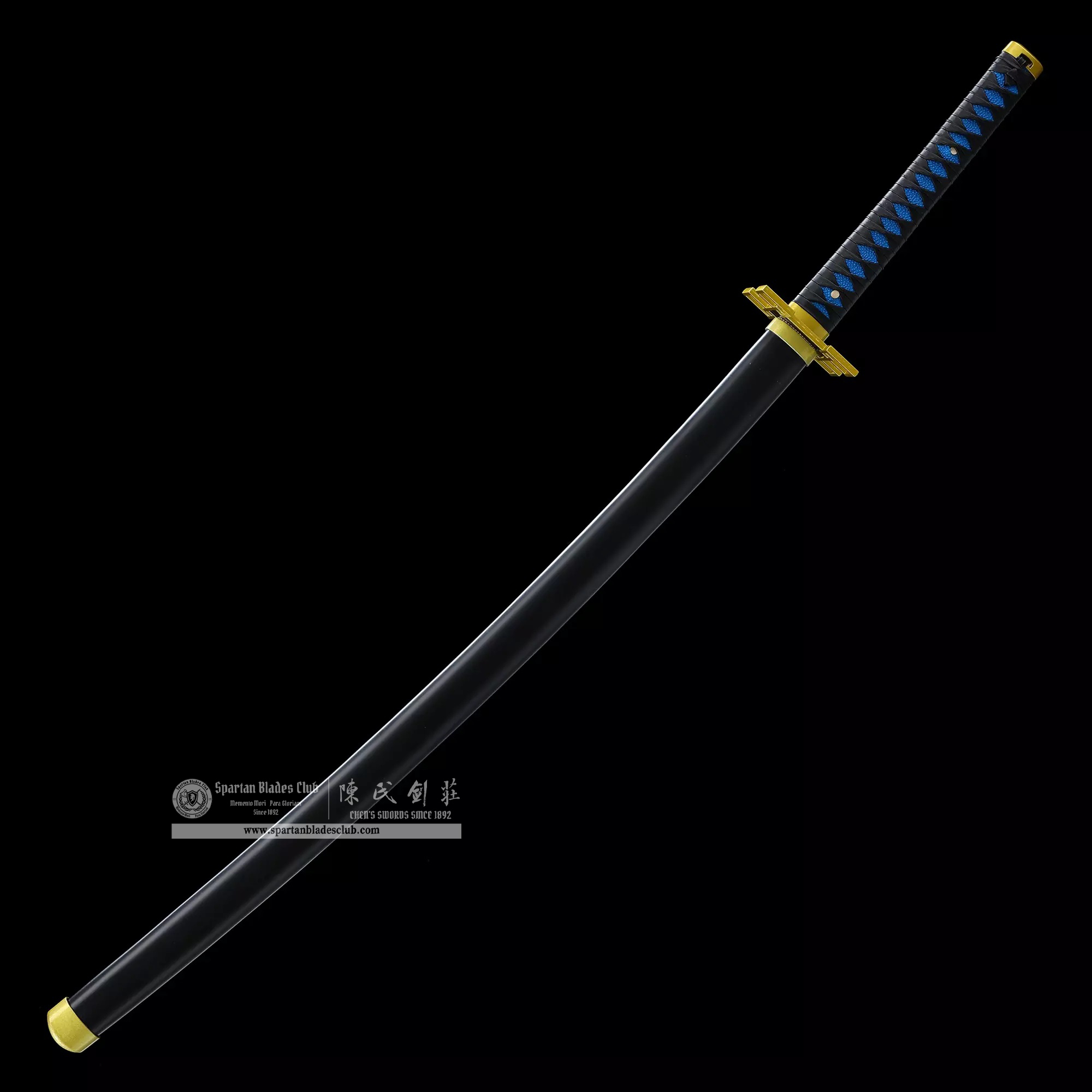 Tokitou Muichirou Sword - Demon Slayer - Handmade Real Sword - Sharp - high-manganese steel - Full tang and Battle ready - Japanese Anime Cosplay - SBC - Spartan Blades Club - 陳氏劍莊1892
