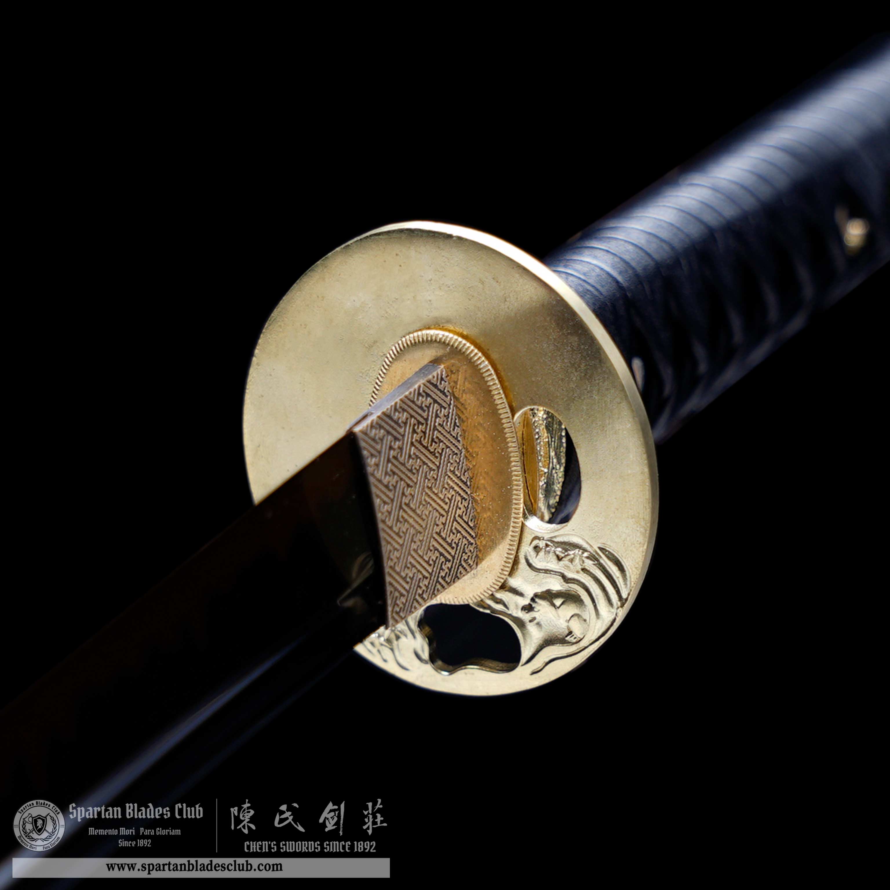 HY130 | Sekigen Samurai | Wakizashi | T10 Steel | Clay-tempered | Real Hamon | Black&Red | bird | Battle-Ready | Full-tang | Spartan Blades Club | CHEN'S SWORDS 1892 - Spartan Blades Club - 陳氏劍莊1892