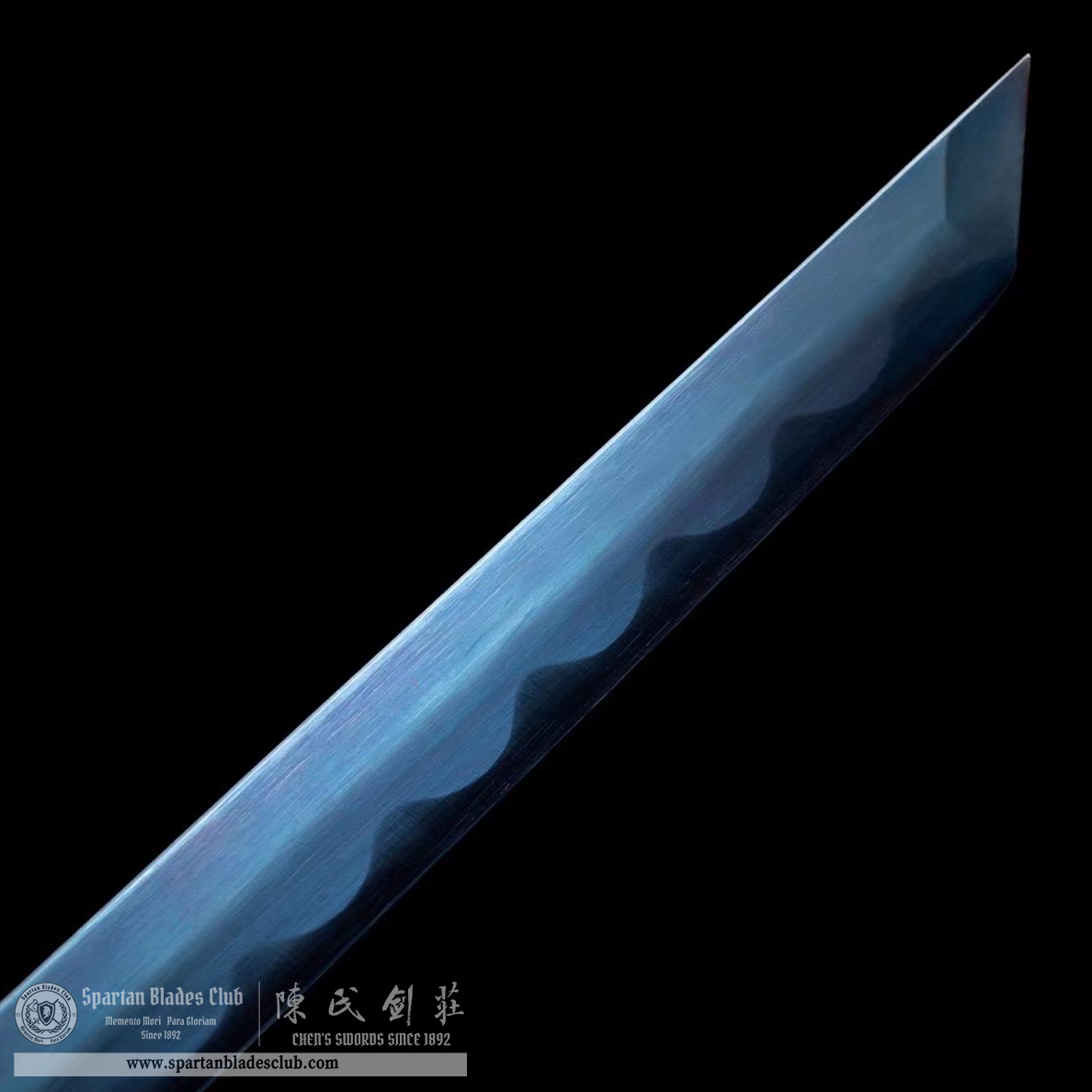 TL26 | LanFeng Blade | Shirasaya | Carbon Steel | Black&Blue | Solid Wood | Battle-Ready | Full-tang | Spartan Blades Club | CHEN'S SWORDS 1892 - Spartan Blades Club - 陳氏劍莊1892