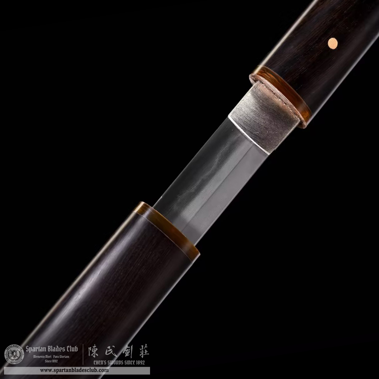 TL27 | HeiWu Blade | Shirasaya | Wootz Steel | Clay-tempered | Real Hamon | Black | Battle-Ready | Full-tang | Spartan Blades Club | CHEN'S SWORDS 1892 - Spartan Blades Club - 陳氏劍莊1892