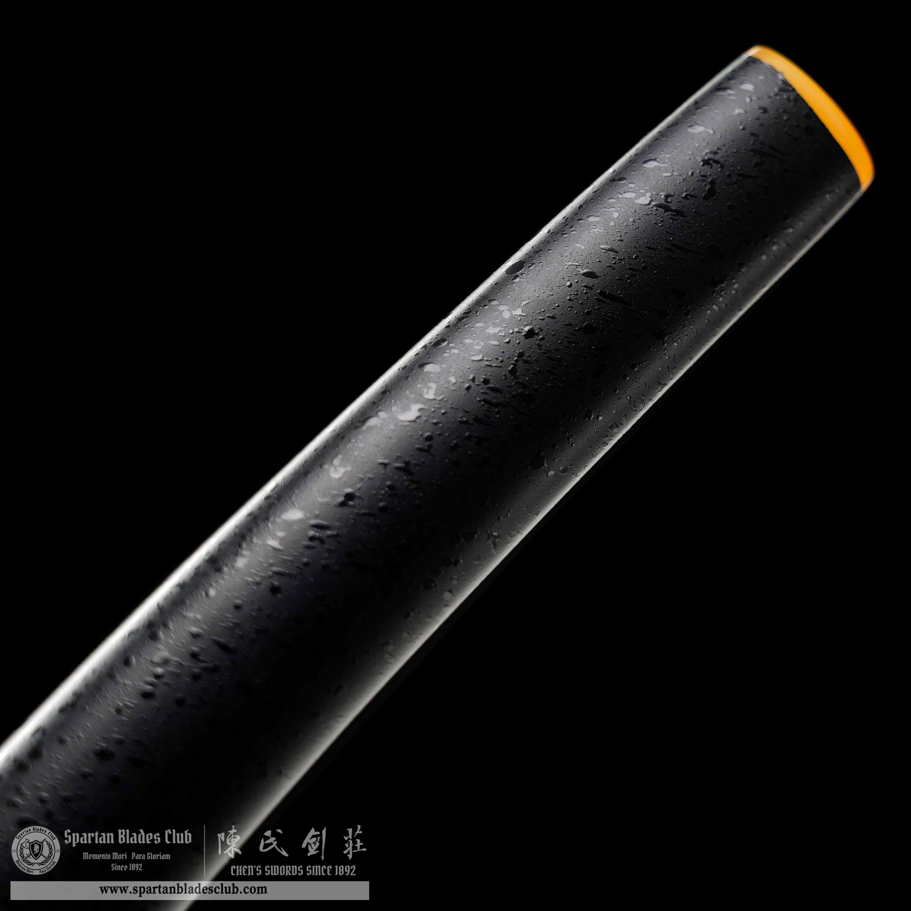 HY131 | LoongChui Blade | Tanto | T10 Steel | Clay-tempered | Real Hamon | Black | Loong (Chinese Dragon) | Battle-Ready | Full-tang | Spartan Blades Club | CHEN'S SWORDS 1892 - Spartan Blades Club - 陳氏劍莊1892