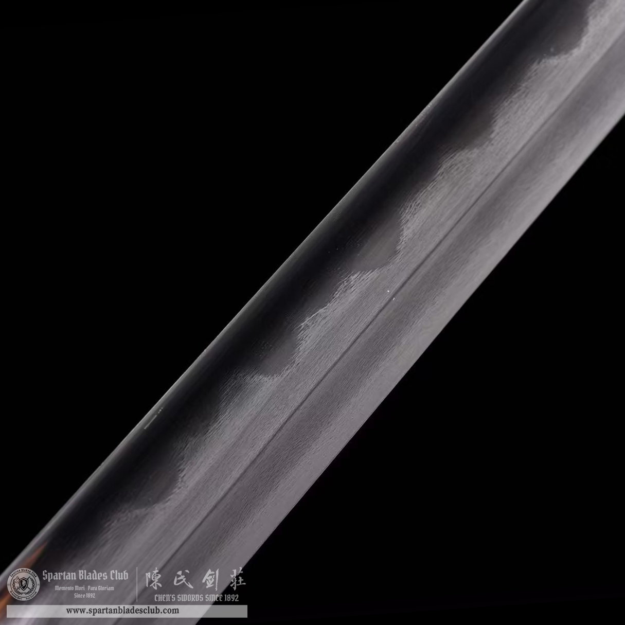 TL27 | HeiWu Blade | Shirasaya | Wootz Steel | Clay-tempered | Real Hamon | Black | Battle-Ready | Full-tang | Spartan Blades Club | CHEN'S SWORDS 1892 - Spartan Blades Club - 陳氏劍莊1892