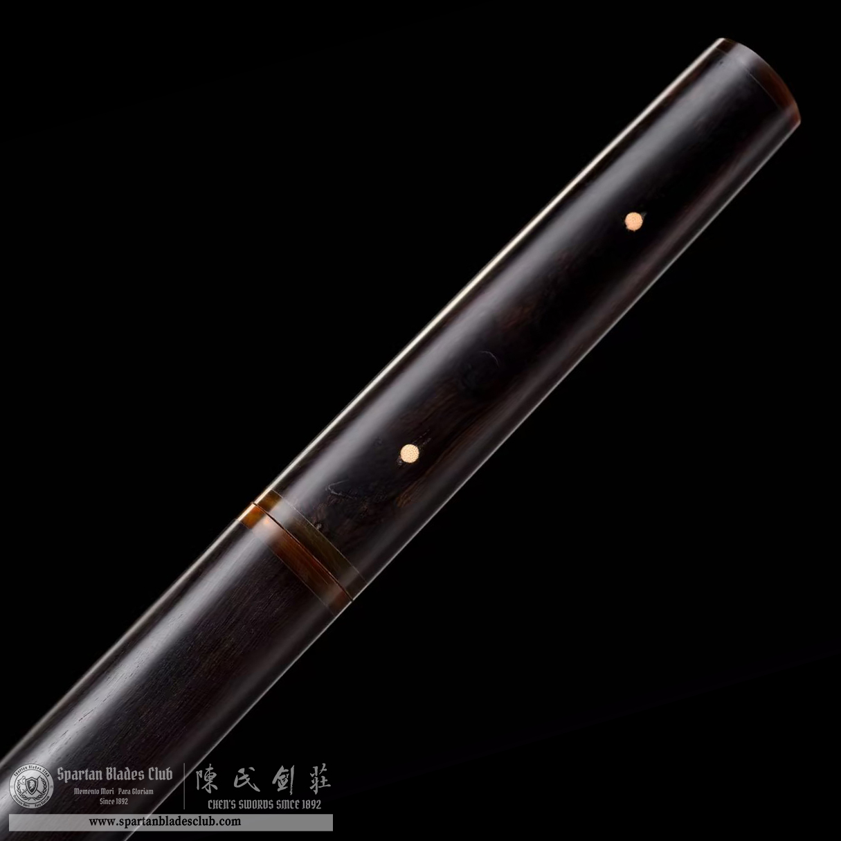 TL27 | HeiWu Blade | Shirasaya | Wootz Steel | Clay-tempered | Real Hamon | Black | Battle-Ready | Full-tang | Spartan Blades Club | CHEN'S SWORDS 1892 - Spartan Blades Club - 陳氏劍莊1892