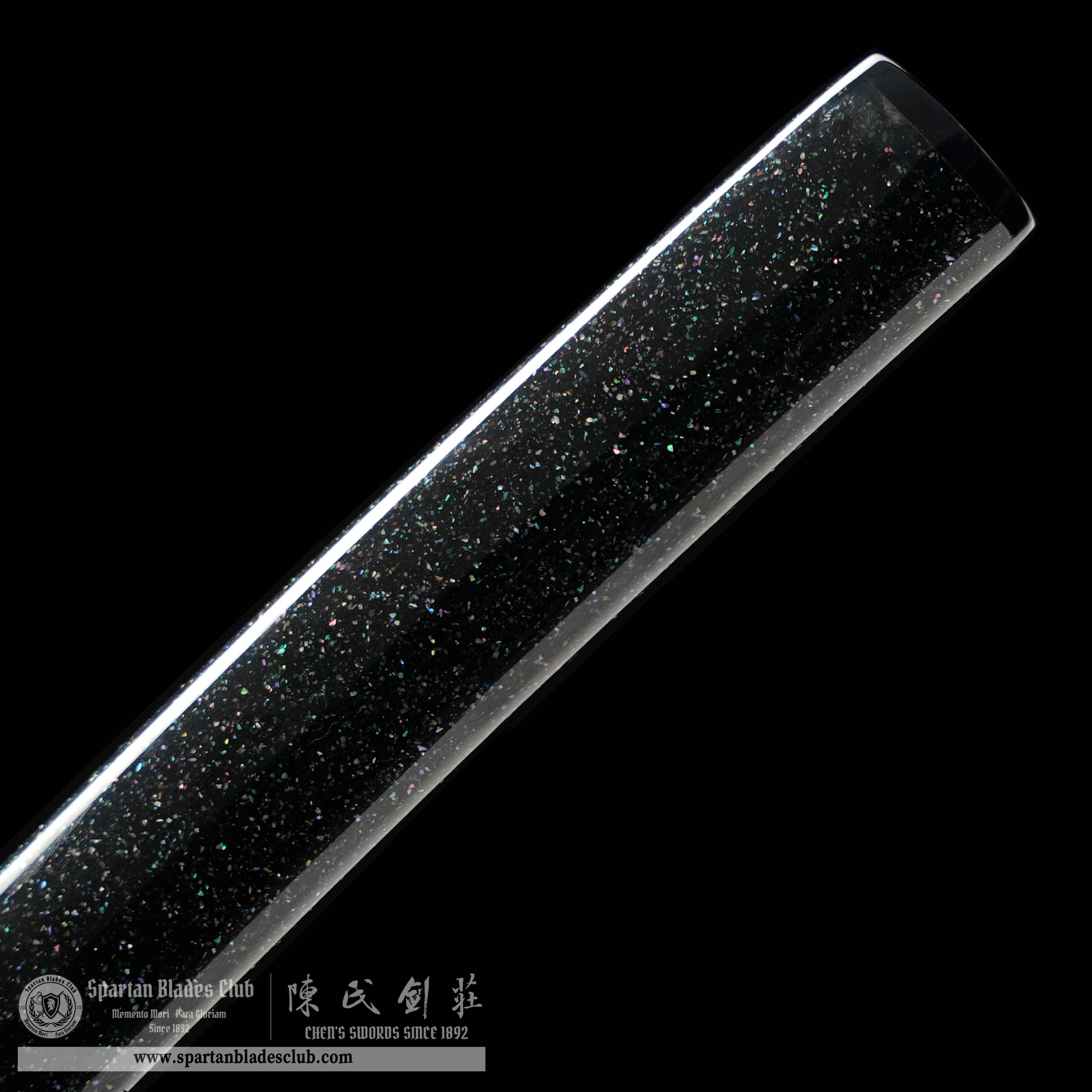 HY127 | Suixing Samurai | Wakizashi | T10 Steel | Clay-tempered | Real Hamon | Black | Shell | Battle-Ready | Full-tang | Spartan Blades Club | CHEN'S SWORDS 1892 - Spartan Blades Club - 陳氏劍莊1892