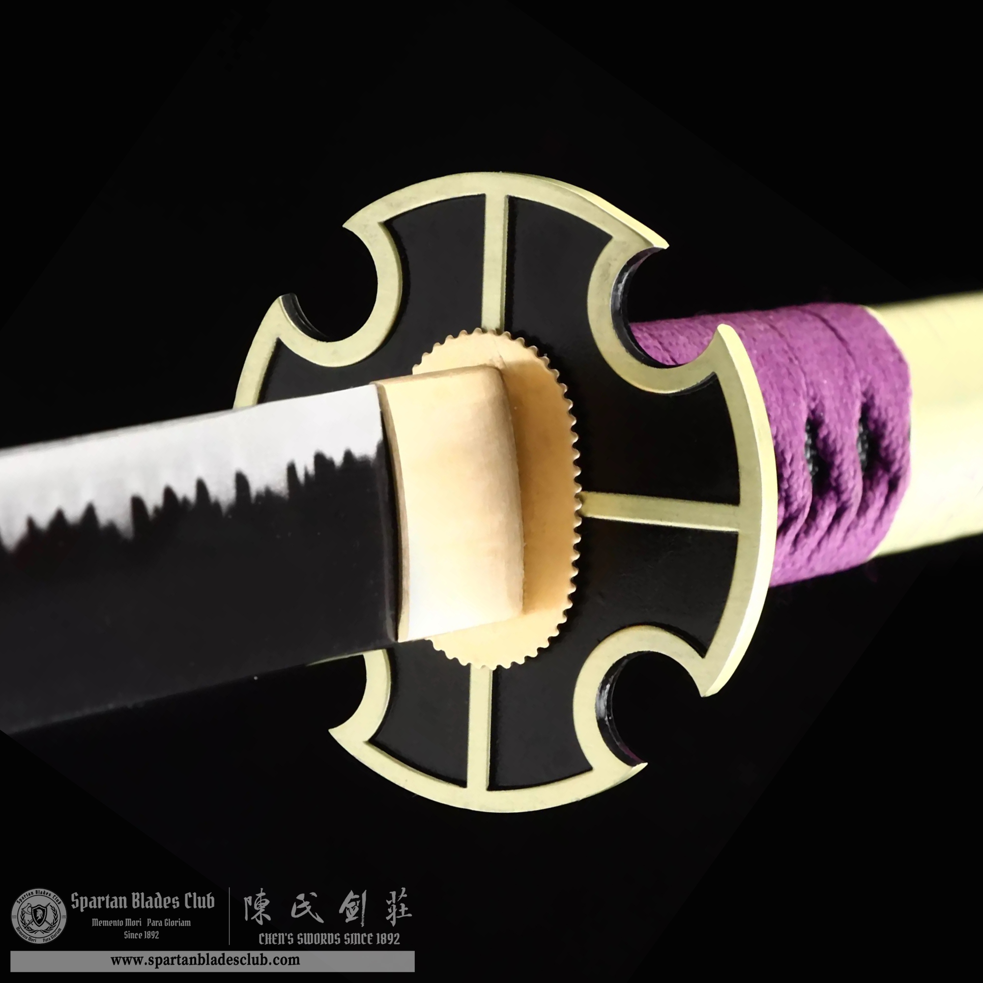 Nidai Kitetsu- Flower Sword -  Vista - ONE PIECE - Handmade Real Sword - Sharp - 1045 Carbon steel - Full tang and Battle ready - Japanese Anime Sword - Cosplay - SBC - Spartan Blades Club - 陳氏劍莊1892