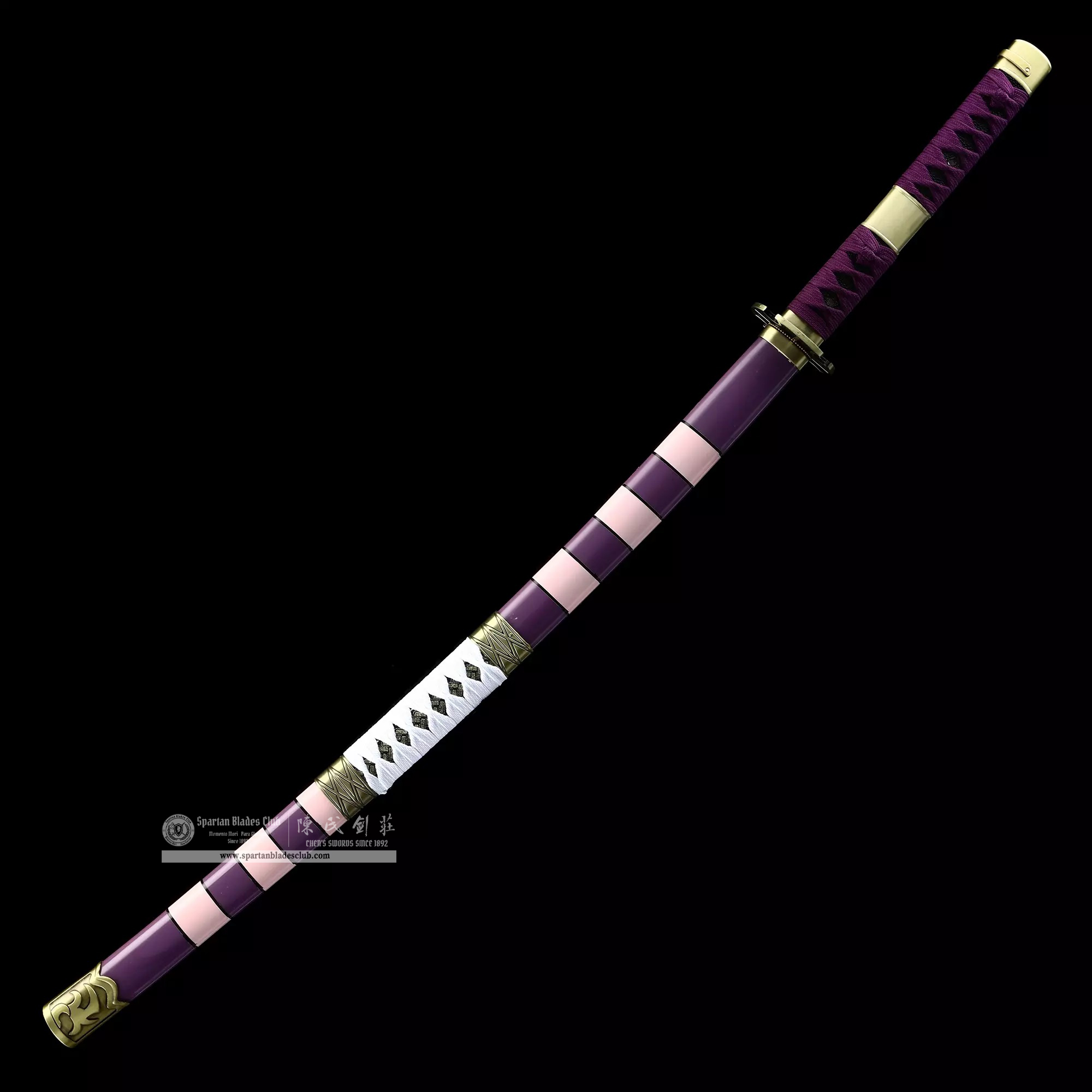 Nidai Kitetsu- Flower Sword -  Vista - ONE PIECE - Handmade Real Sword - Sharp - 1045 Carbon steel - Full tang and Battle ready - Japanese Anime Sword - Cosplay - SBC - Spartan Blades Club - 陳氏劍莊1892