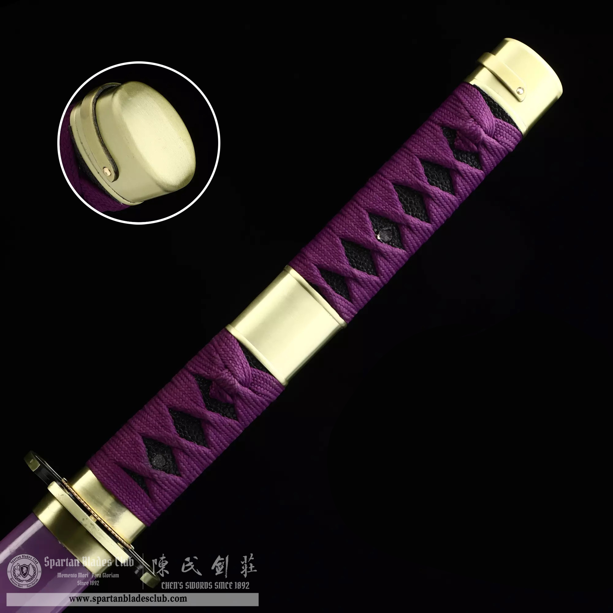 Nidai Kitetsu- Flower Sword -  Vista - ONE PIECE - Handmade Real Sword - Sharp - 1045 Carbon steel - Full tang and Battle ready - Japanese Anime Sword - Cosplay - SBC - Spartan Blades Club - 陳氏劍莊1892