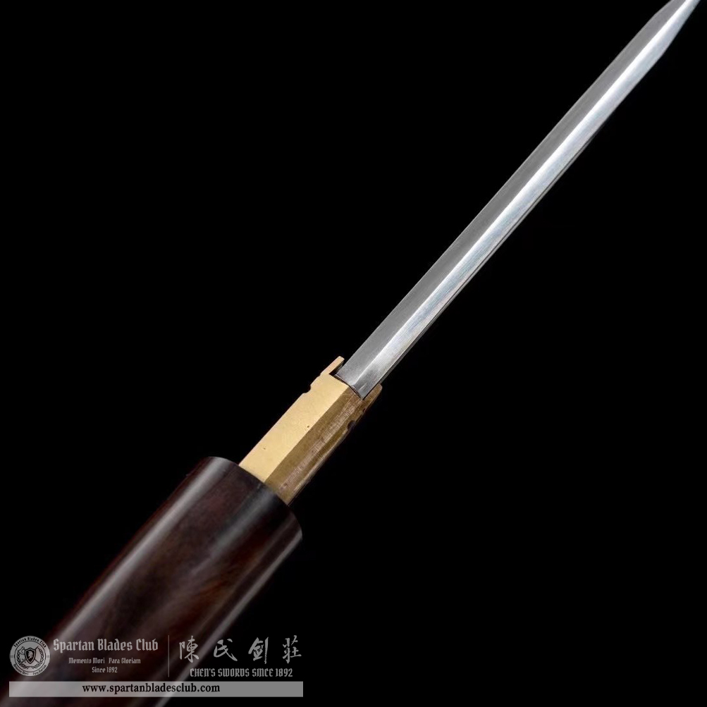 TL30 | Kokutan Komarumaru | Shirasaya | Tanto | T10 Steel | Clay-tempered | Real Hamon | Black | ebony wood | Battle-Ready | Full-tang | Spartan Blades Club | CHEN'S SWORDS 1892 - Spartan Blades Club - 陳氏劍莊1892