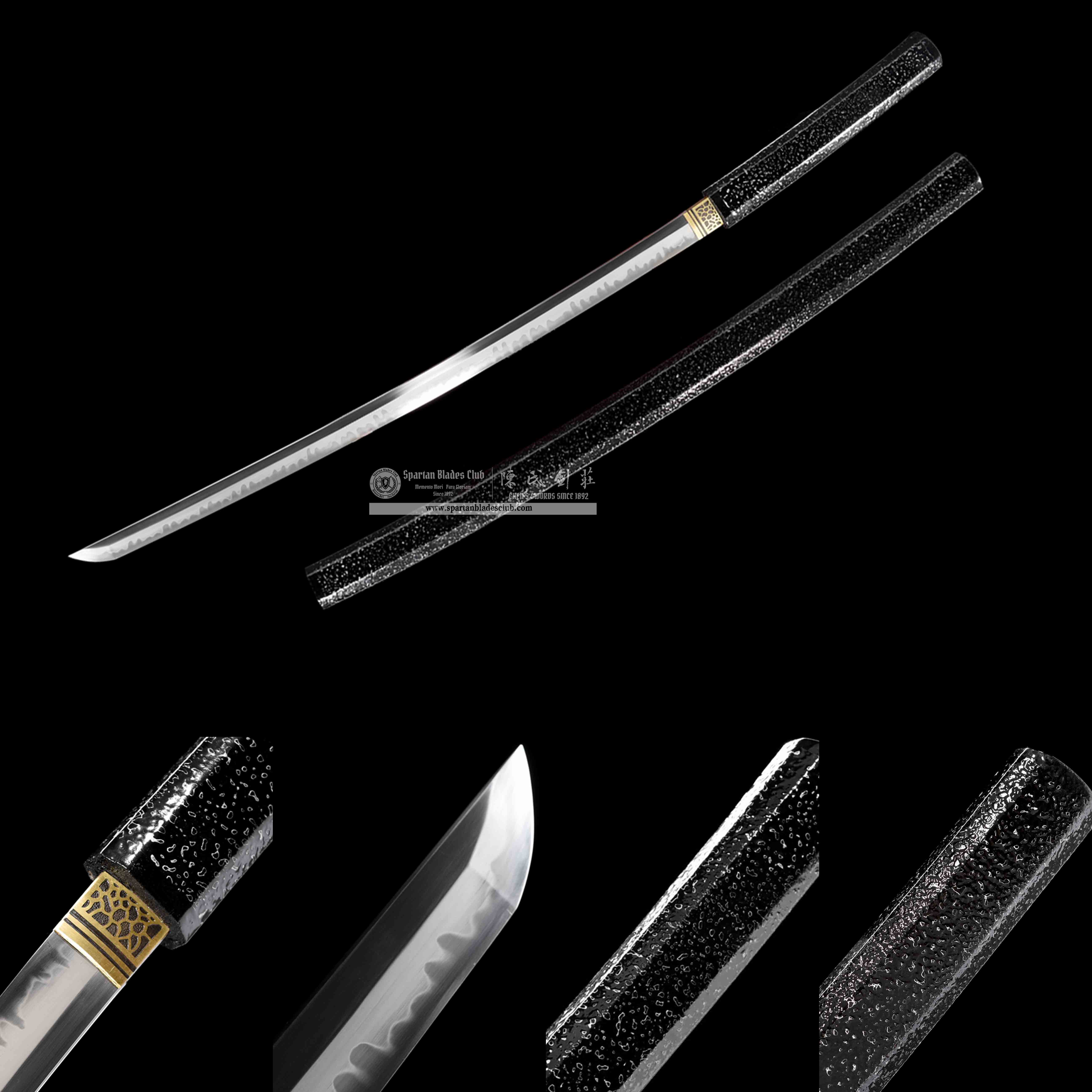 HW19 | Gensui Blade | Shirasaya | Katana | T10 Steel | Clay-tempered | Real Hamon | Hadori Polishing | Battle-Ready | Full-tang | Spartan Blades Club | CHEN'S SWORDS 1892 - Spartan Blades Club - 陳氏劍莊1892