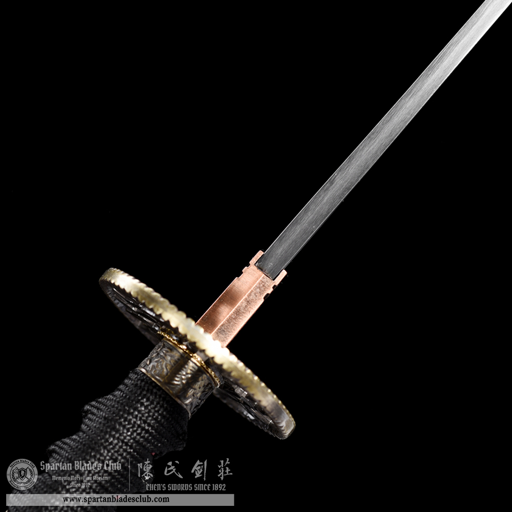 HW15 | Sekichiku Wakizashi | Carbon Steel | Red | Bamboo | Battle-Ready | Full-tang | Spartan Blades Club | CHEN'S SWORDS 1892 - Spartan Blades Club - 陳氏劍莊1892