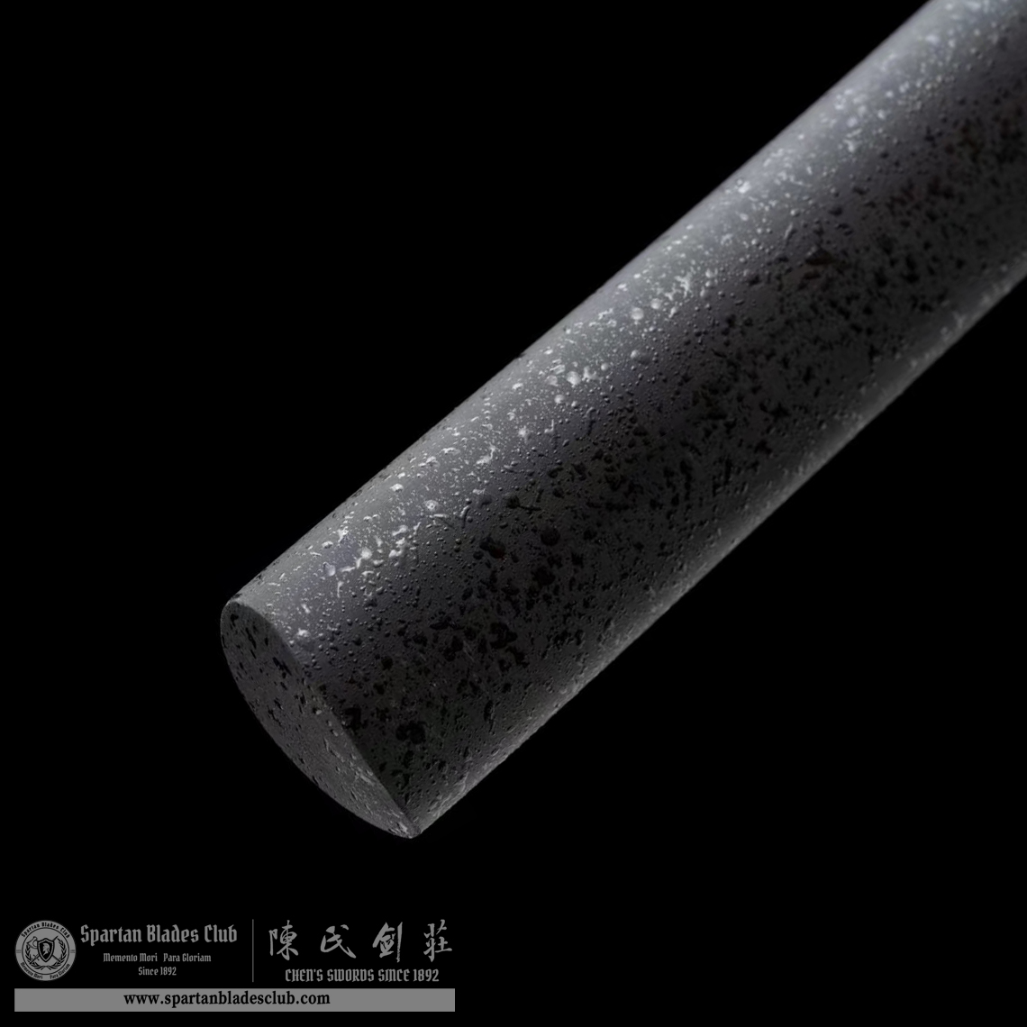 TL31 | Kokutan Komarumaru | Shirasaya | Katana | Damascus Steel | Black | Solid Wood | Battle-Ready | Full-tang | Spartan Blades Club | CHEN'S SWORDS 1892 - Spartan Blades Club - 陳氏劍莊1892