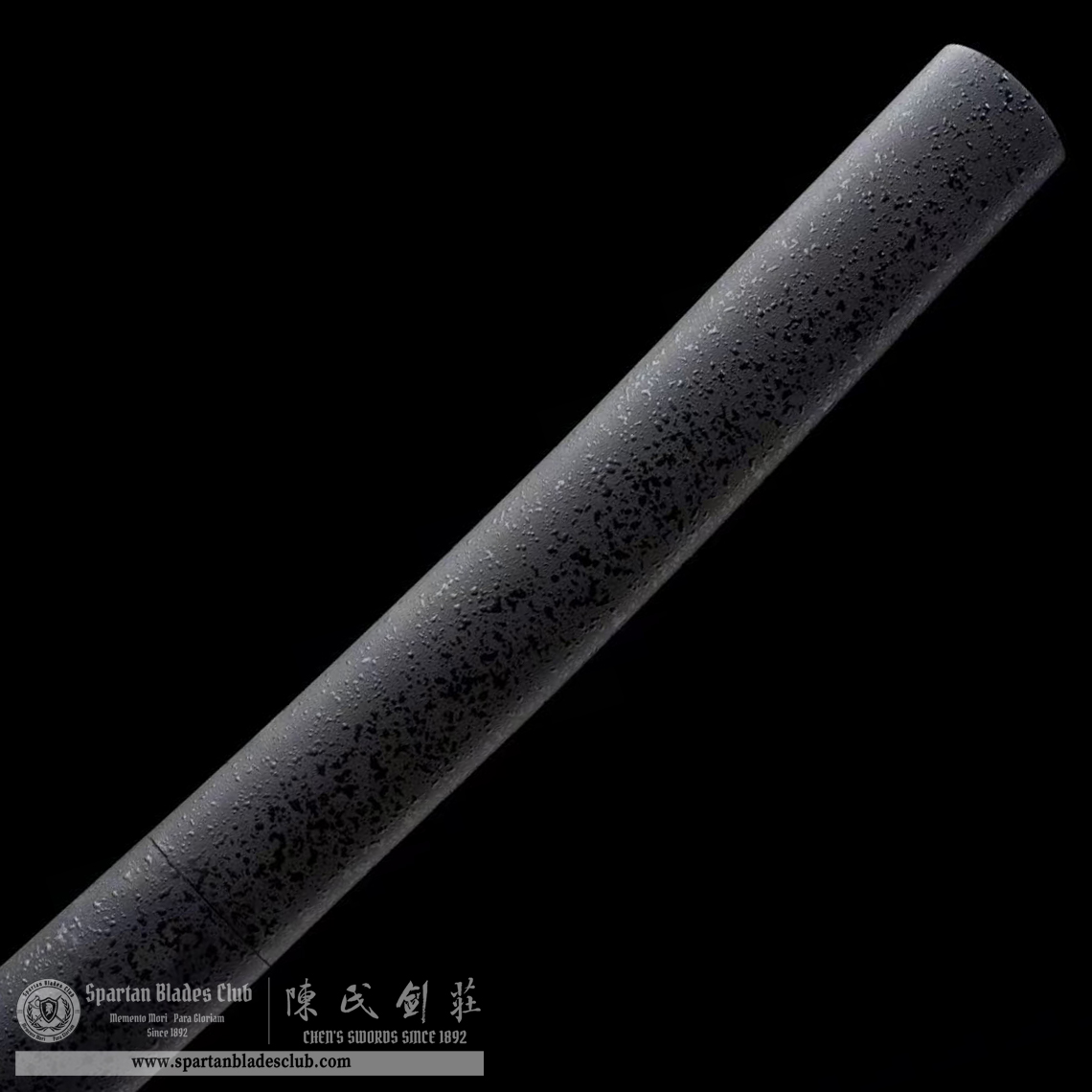 TL31 | Kokutan Komarumaru | Shirasaya | Katana | Damascus Steel | Black | Solid Wood | Battle-Ready | Full-tang | Spartan Blades Club | CHEN'S SWORDS 1892 - Spartan Blades Club - 陳氏劍莊1892