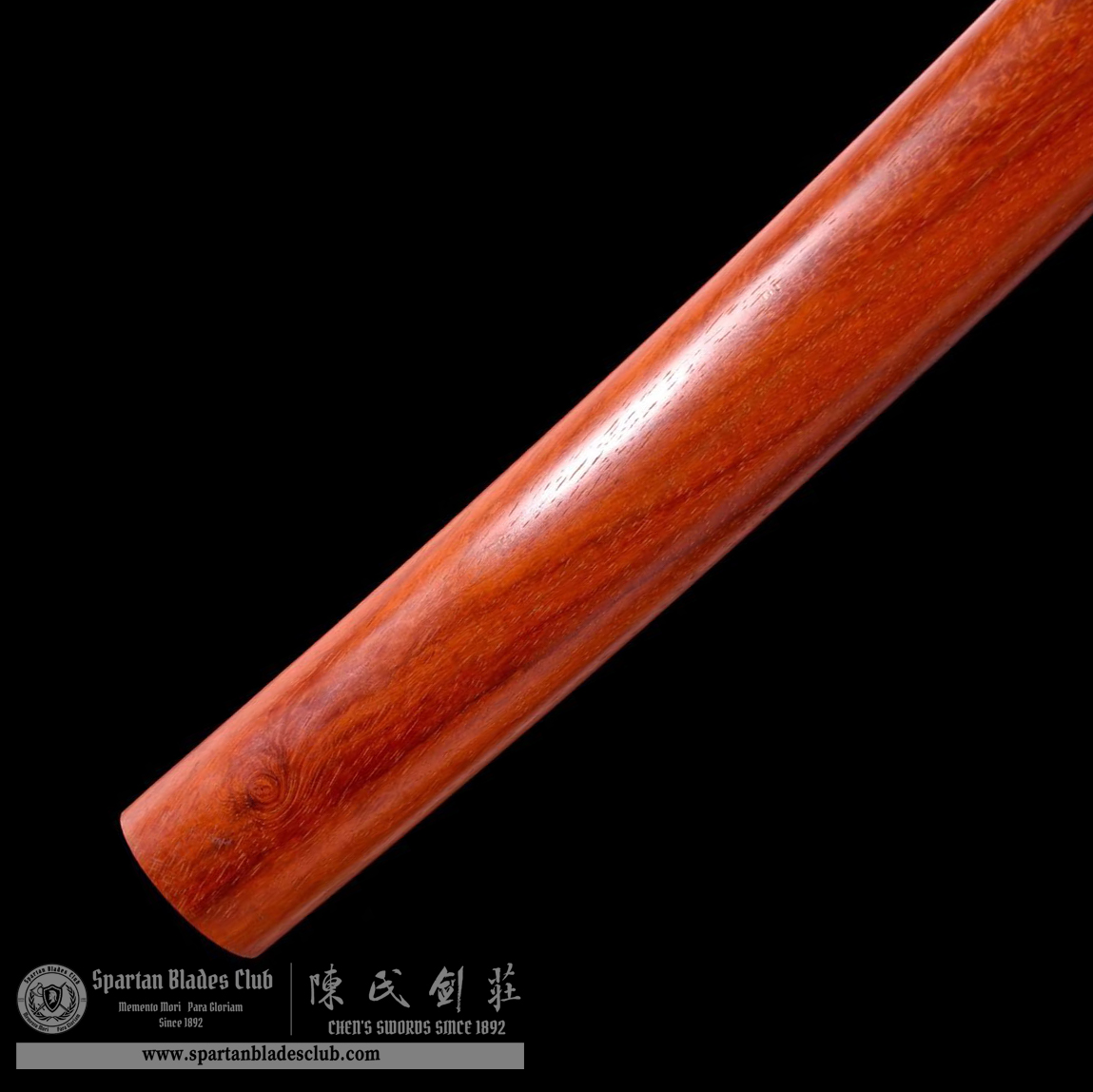 TL32 | Shuki Blade | Shirasaya | Katana | T10 Steel | Clay-tempered | Real Hamon | Red | Redwood | Battle-Ready | Full-tang | Spartan Blades Club | CHEN'S SWORDS 1892 - Spartan Blades Club - 陳氏劍莊1892