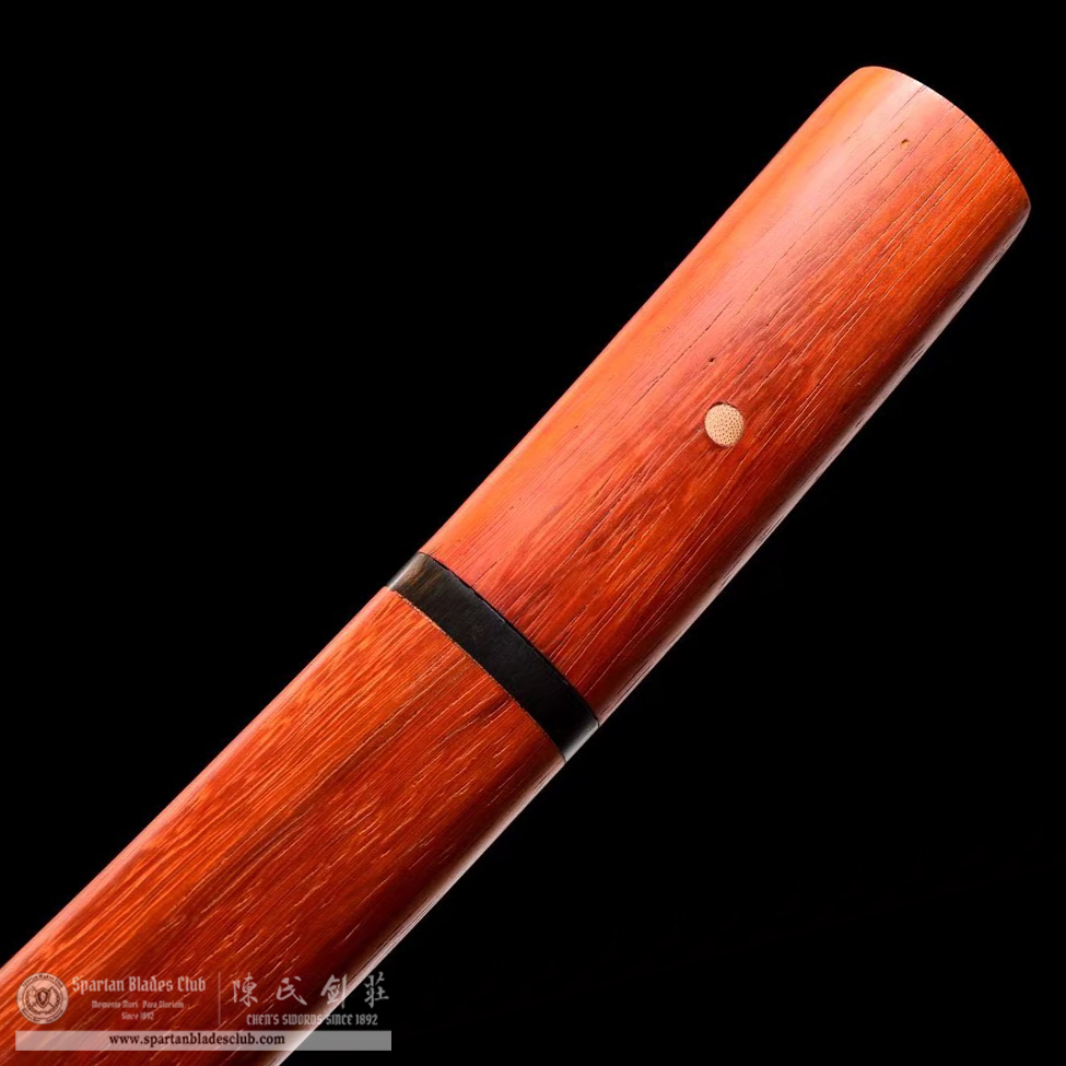 TL29 | HongMu Blade | Tanto | Shirasaya | T10 Steel | Clay-tempered | Real Hamon | Orange | Battle-Ready | Full-tang | Spartan Blades Club | CHEN'S SWORDS 1892 - Spartan Blades Club - 陳氏劍莊1892