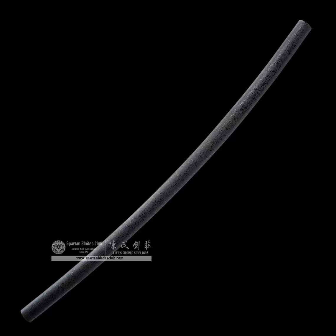 TL31 | Kokutan Komarumaru | Shirasaya | Katana | Damascus Steel | Black | Solid Wood | Battle-Ready | Full-tang | Spartan Blades Club | CHEN'S SWORDS 1892 - Spartan Blades Club - 陳氏劍莊1892