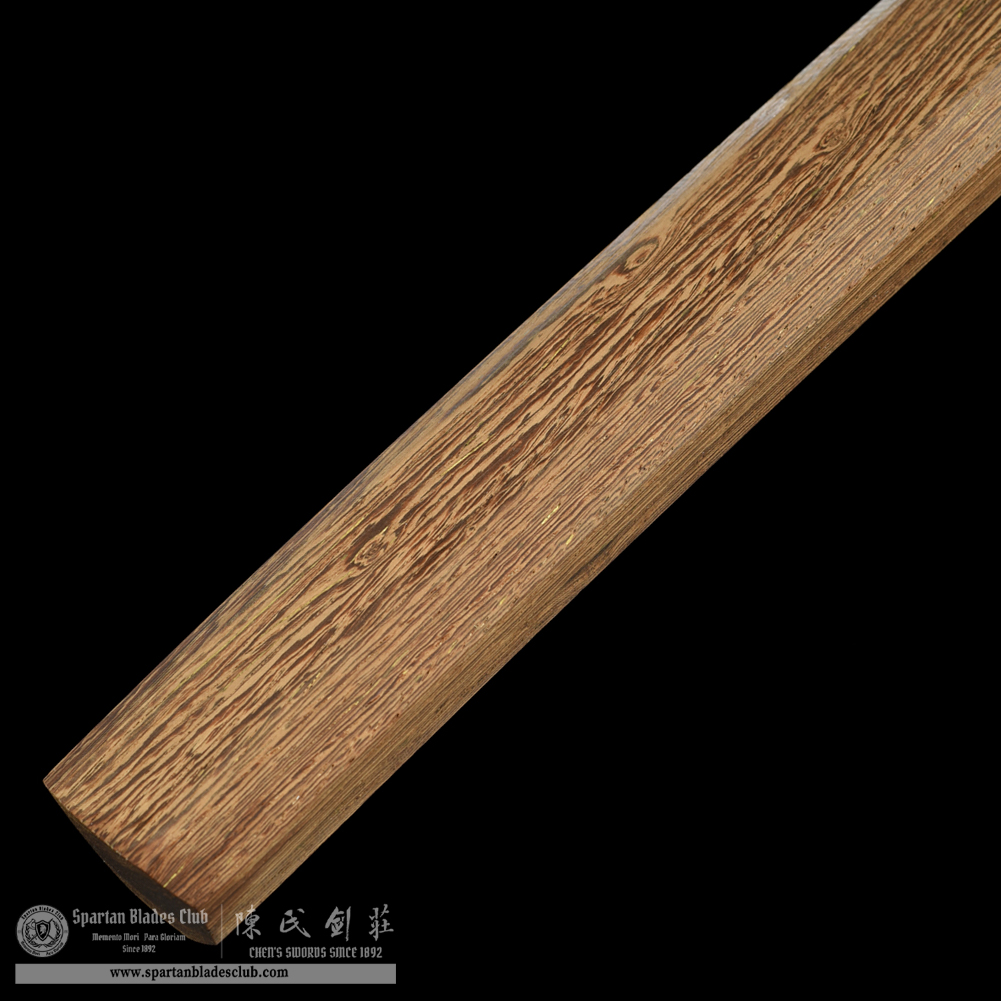 HW18 | Ryuga Jinba Blade | Shirasaya | Katana | Damascus Steel | Rosewood | Battle-Ready | Full-tang | Spartan Blades Club | CHEN'S SWORDS 1892 - Spartan Blades Club - 陳氏劍莊1892