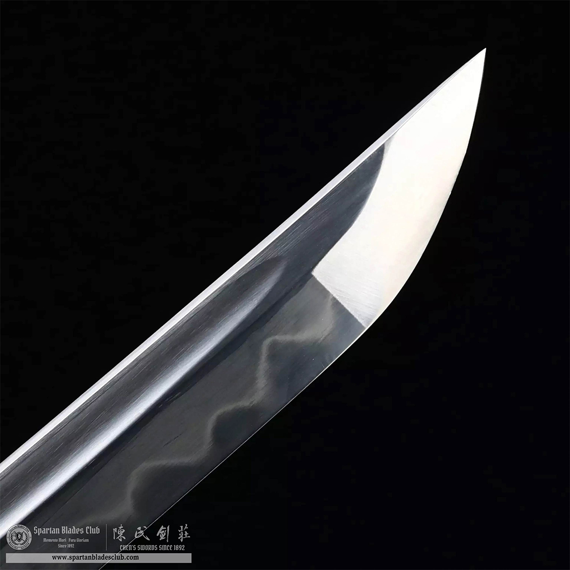 TL32 | Shuki Blade | Shirasaya | Katana | T10 Steel | Clay-tempered | Real Hamon | Red | Redwood | Battle-Ready | Full-tang | Spartan Blades Club | CHEN'S SWORDS 1892 - Spartan Blades Club - 陳氏劍莊1892