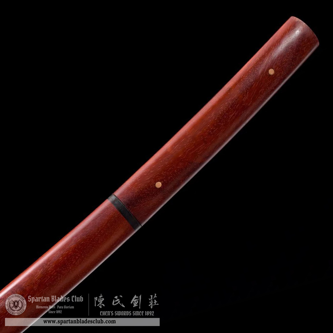 TL32 | Shuki Blade | Shirasaya | Katana | T10 Steel | Clay-tempered | Real Hamon | Red | Redwood | Battle-Ready | Full-tang | Spartan Blades Club | CHEN'S SWORDS 1892 - Spartan Blades Club - 陳氏劍莊1892