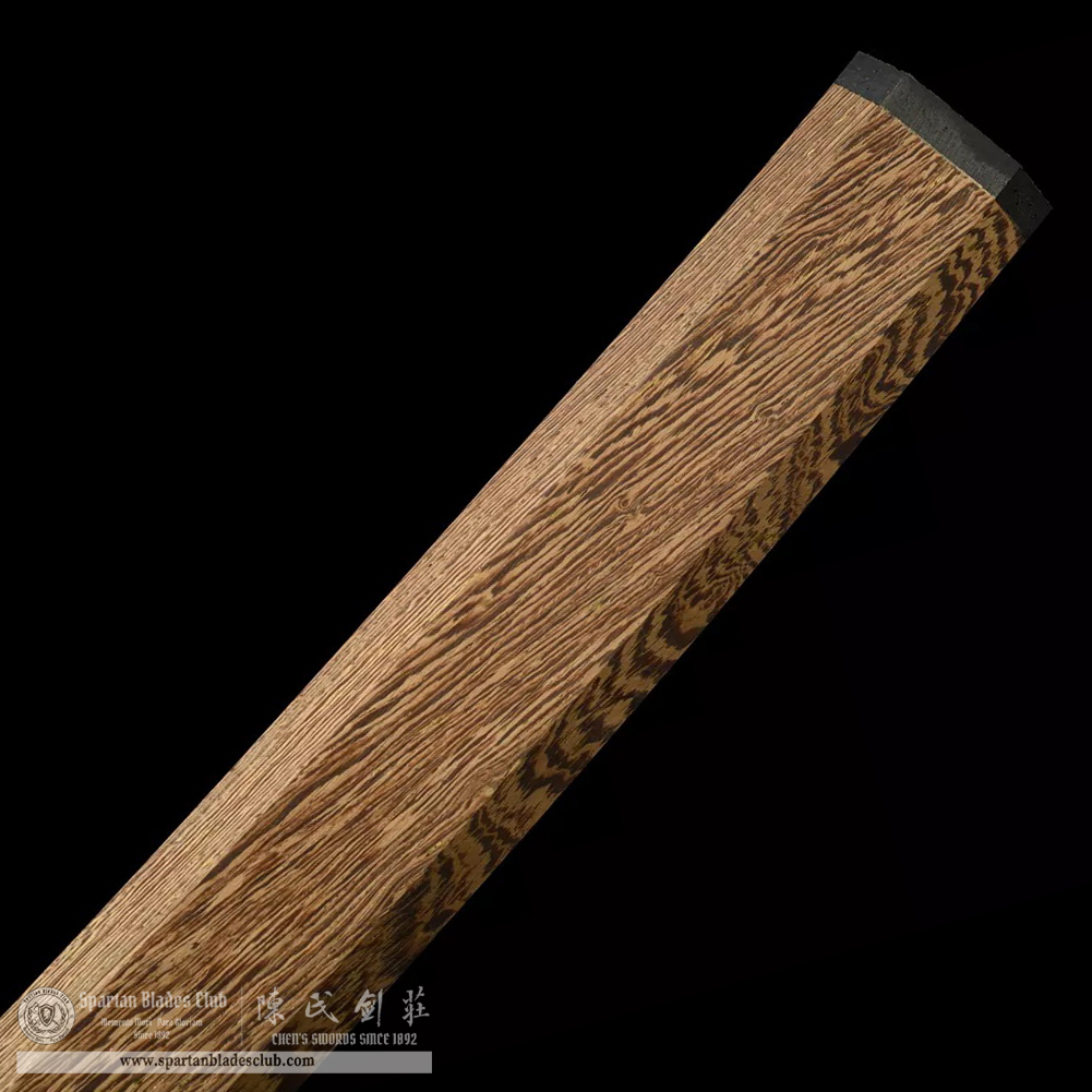 HW18 | Ryuga Jinba Blade | Shirasaya | Katana | Damascus Steel | Rosewood | Battle-Ready | Full-tang | Spartan Blades Club | CHEN'S SWORDS 1892 - Spartan Blades Club - 陳氏劍莊1892