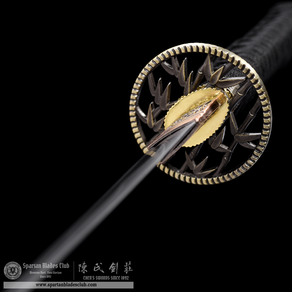 HW15 | Sekichiku Wakizashi | Carbon Steel | Red | Bamboo | Battle-Ready | Full-tang | Spartan Blades Club | CHEN'S SWORDS 1892 - Spartan Blades Club - 陳氏劍莊1892