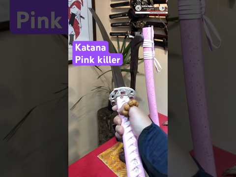 TK43 Barbie Katana - Pink Sakura Samurai - T10 steel - Full Tang -Battle ready - Spartan Blades Club / CHEN'S SWORDS 1892 - Spartan Blades Club - 陳氏劍莊1892