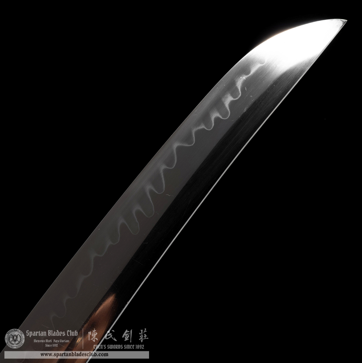 HW20 | Silver Wolf | Tanto | T10 Steel | Clay-tempered | Real Hamon | white | Battle-Ready | Full-tang | Spartan Blades Club | CHEN'S SWORDS 1892 - Spartan Blades Club - 陳氏劍莊1892