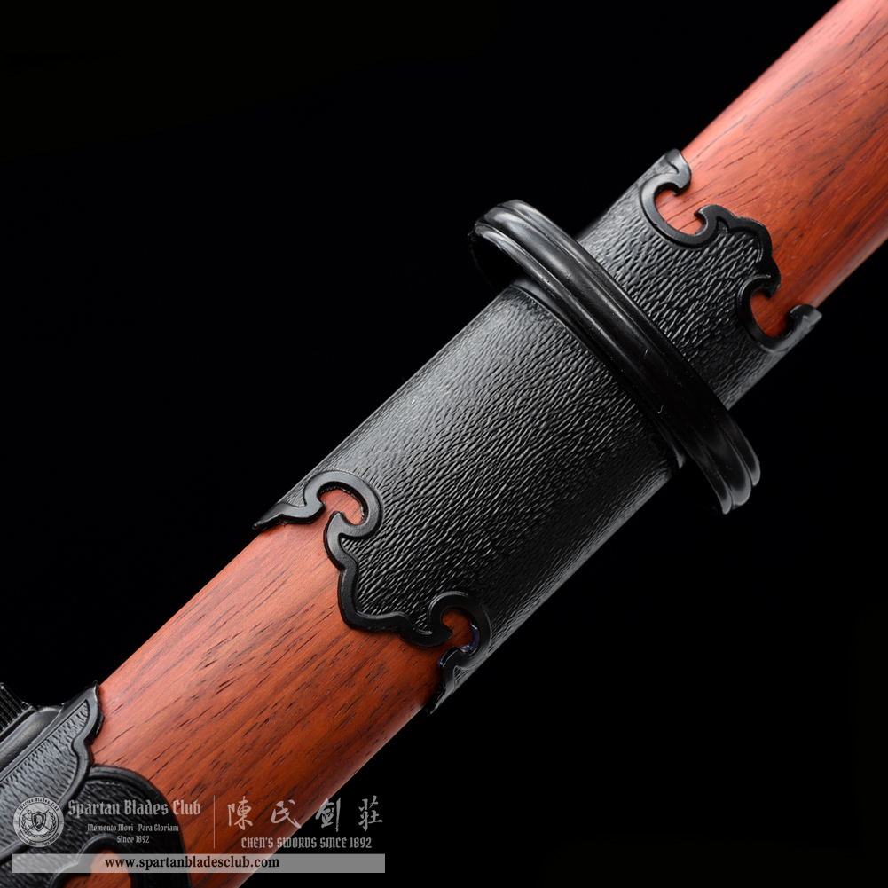 HW28 | SuiTian TangDao | Spring steel | Red Wood | Battle-Ready | Full-tang | Spartan Blades Club | CHEN'S SWORDS 1892 - Spartan Blades Club - 陳氏劍莊1892